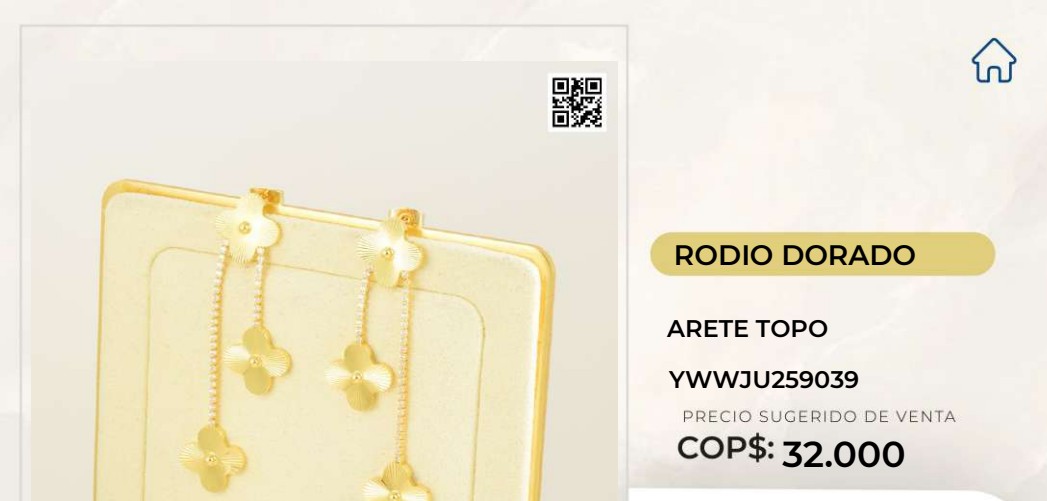 Arete Topo Rodio Dorado