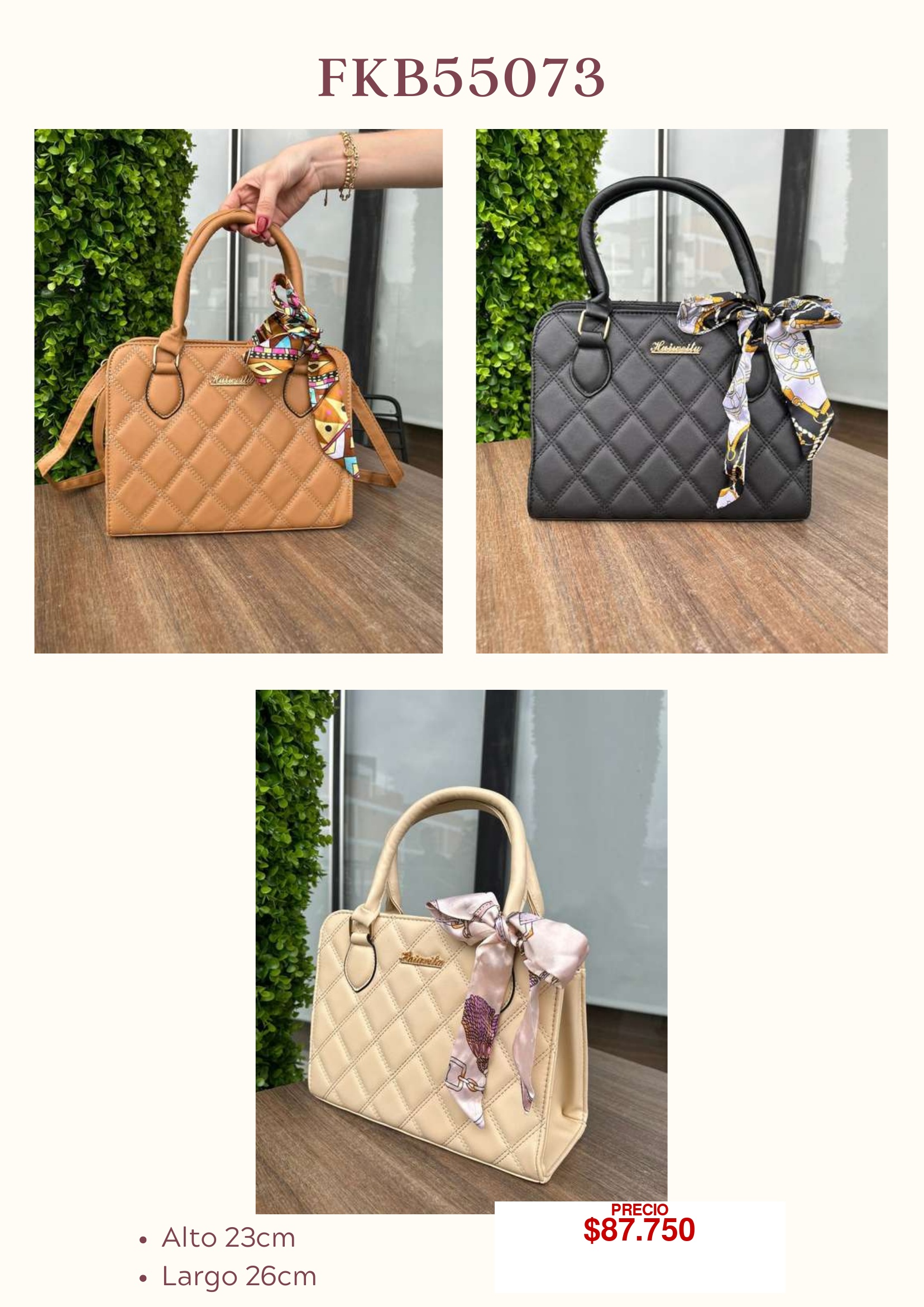 Bolso de Mano Elegante FKB55073