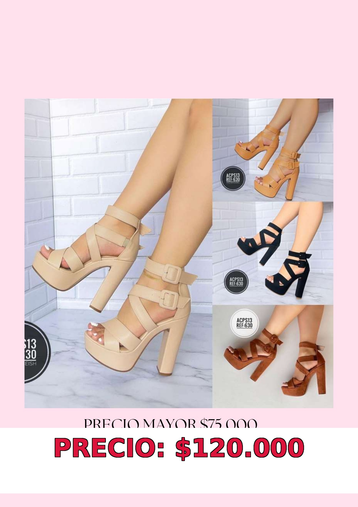 Sandalias de tacón alto