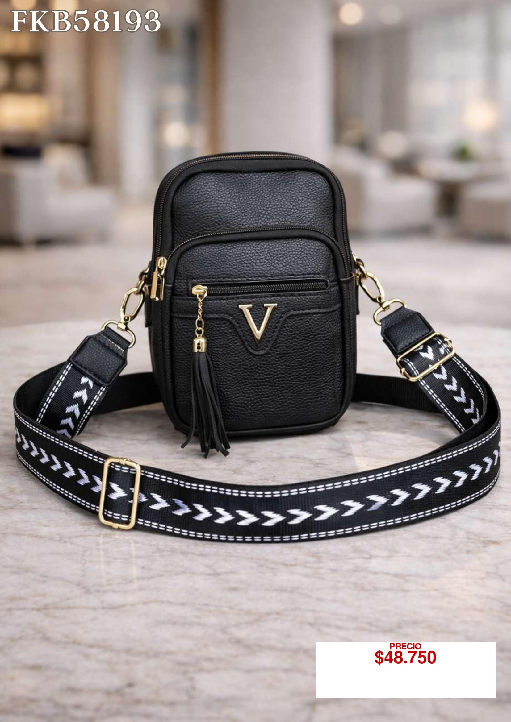 Bolso Cruzado Negro