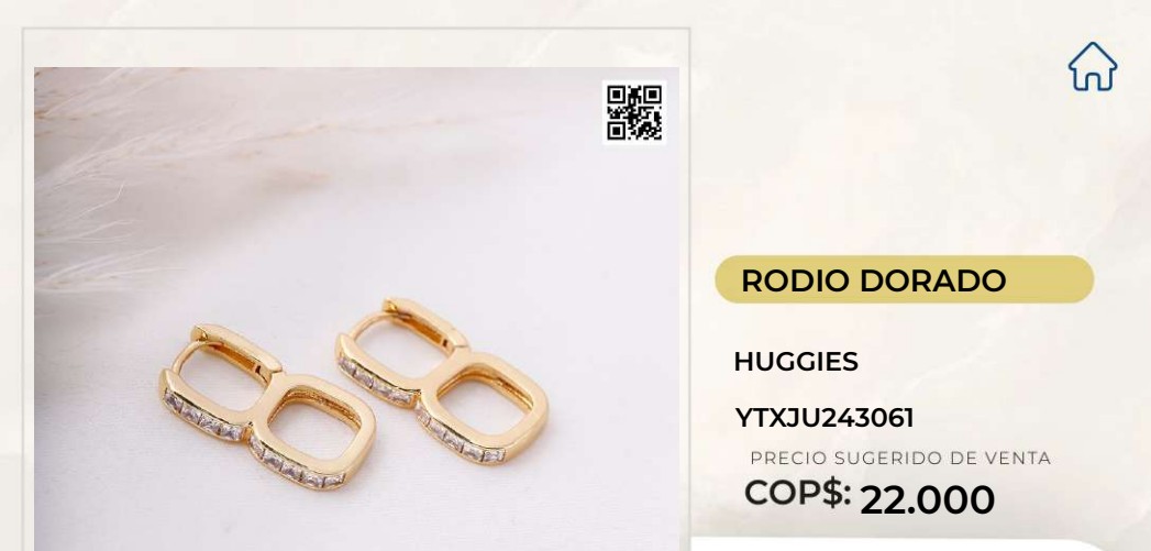 Huggies de Rodio Dorado