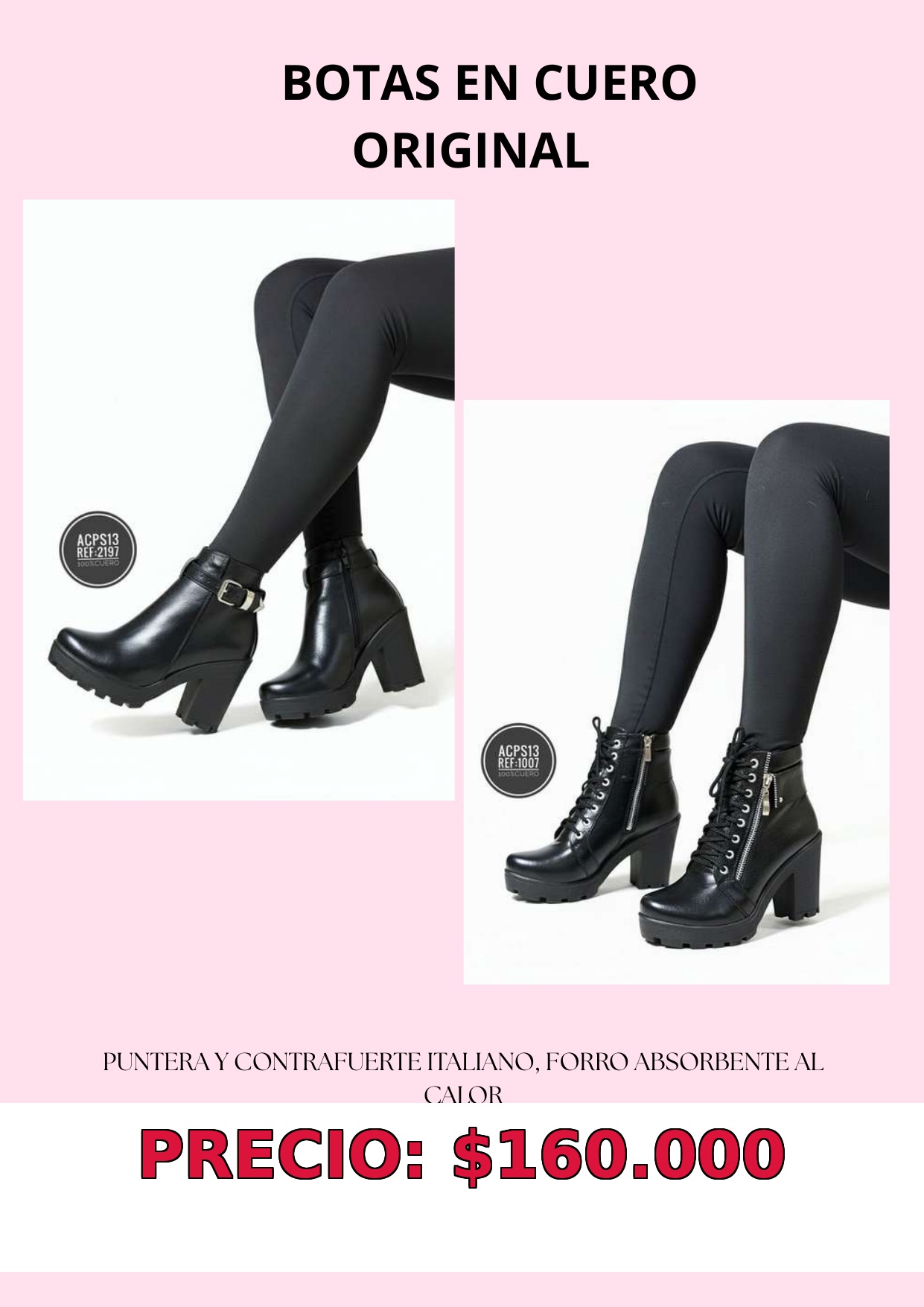 Botas de cuero originales
