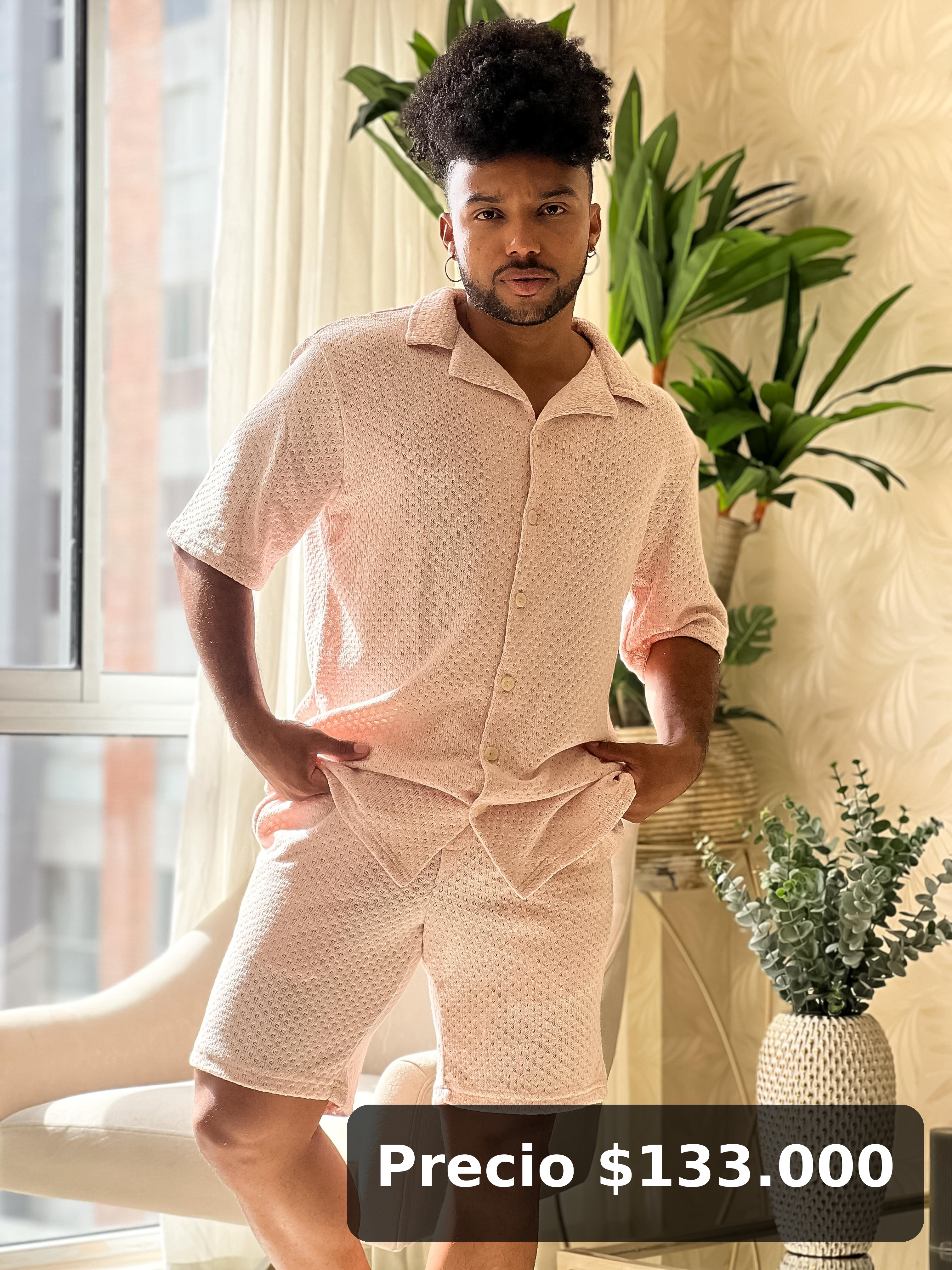 Pijama de dos piezas para hombre