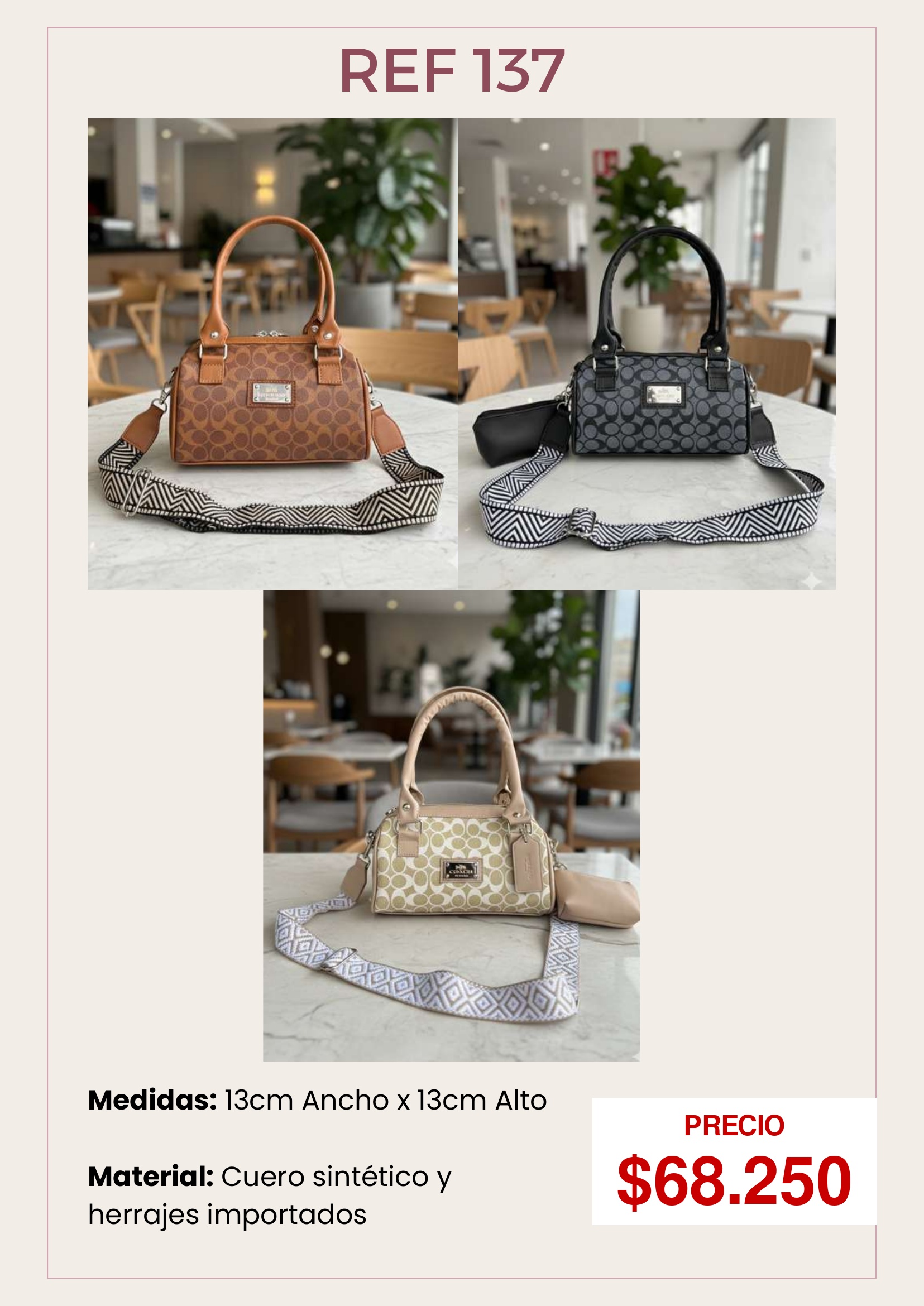 Bolso de mano REF 137
