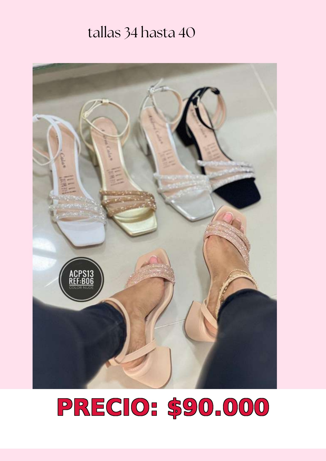 Sandalias Elegantes Mujer