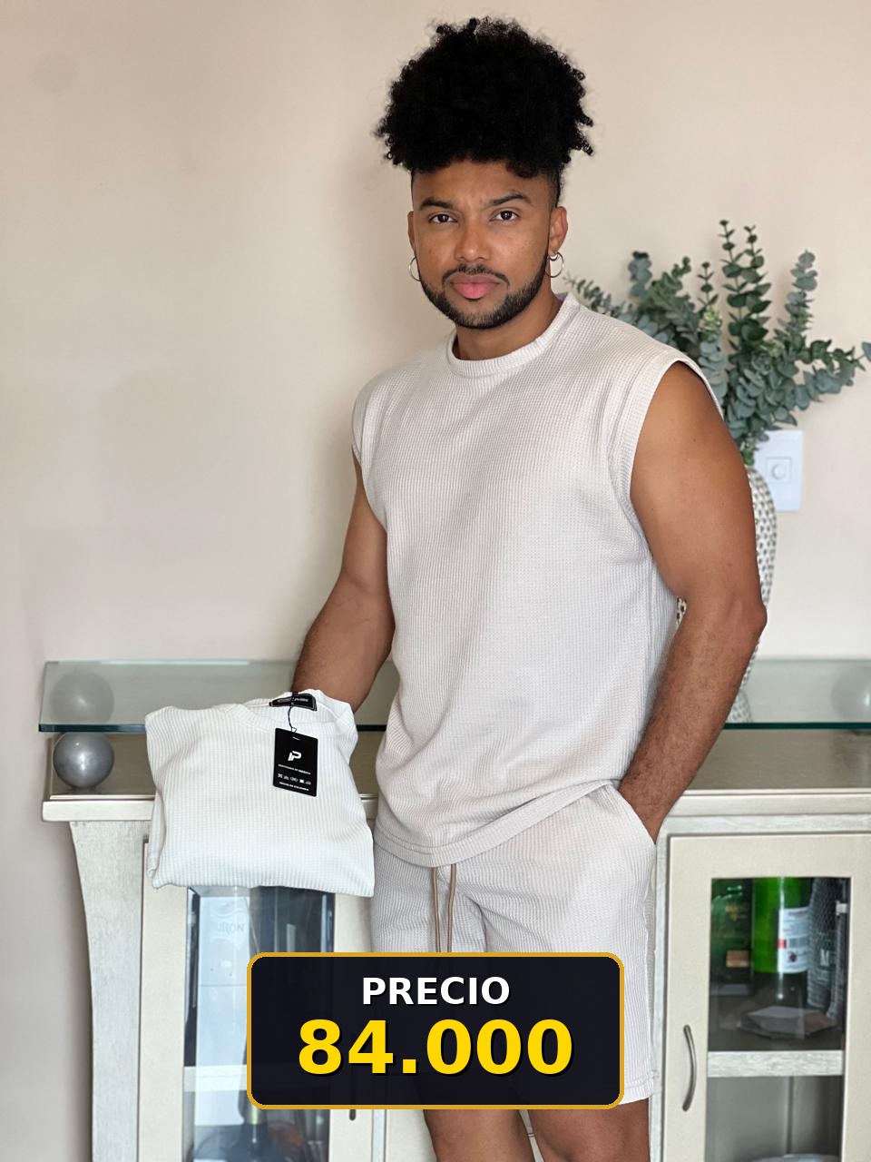 Conjunto casual beige