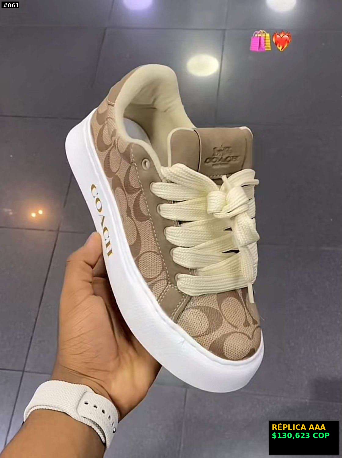 Tenis casual Coach réplica AAA
