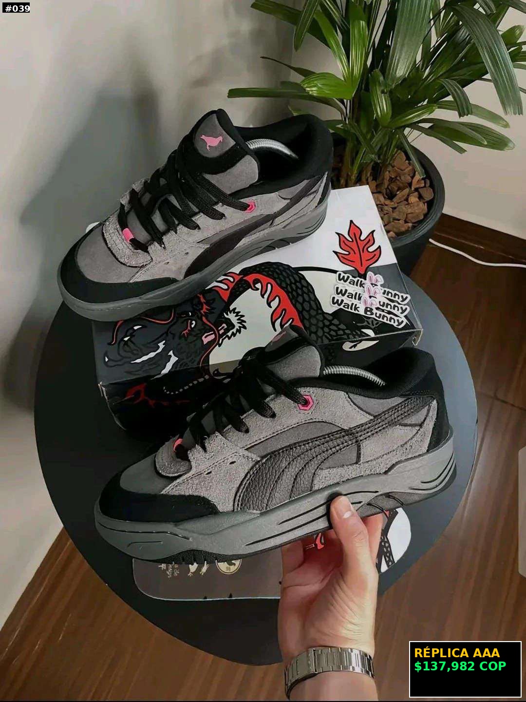 Zapatillas deportivas grises