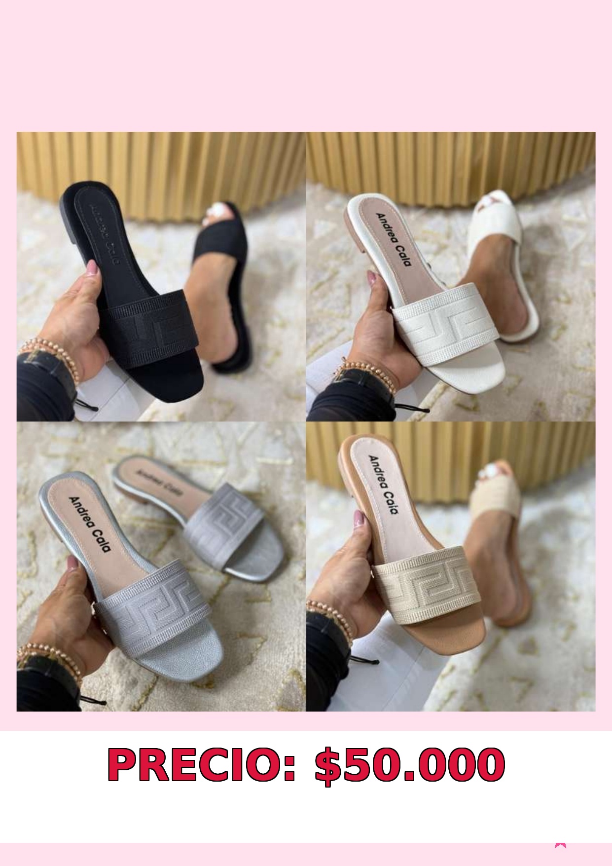 Sandalias planas para mujer