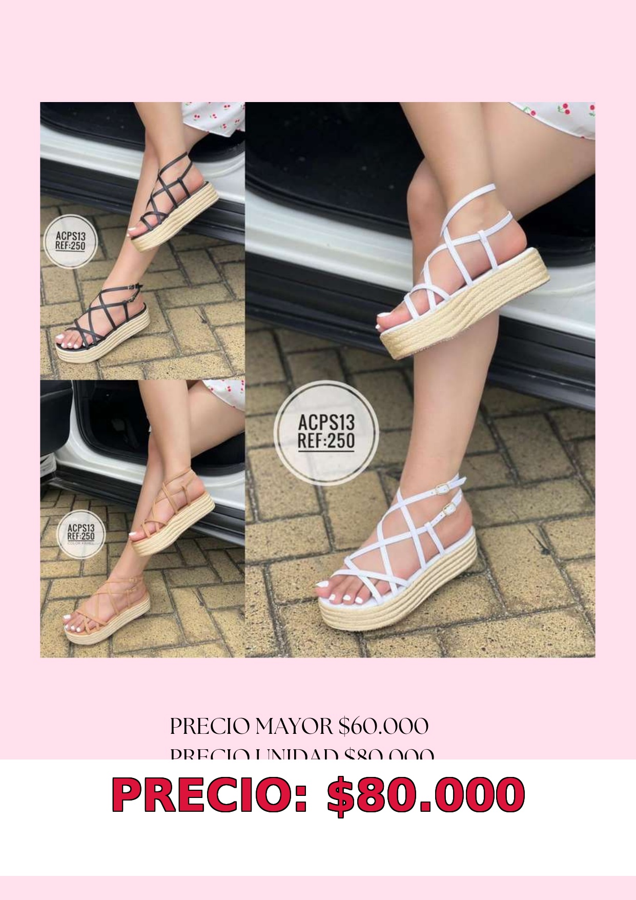 Sandalias Plataforma Mujer