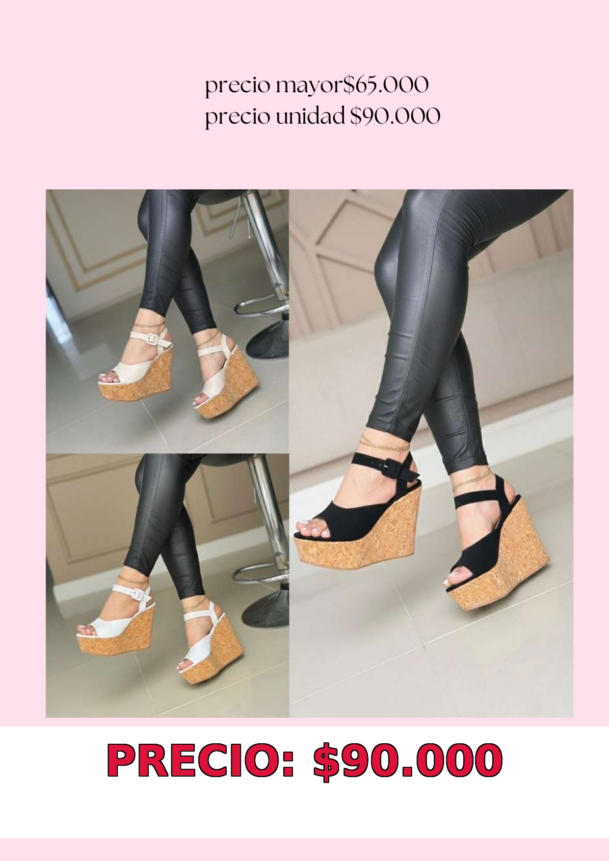 Sandalias de Plataforma Dama