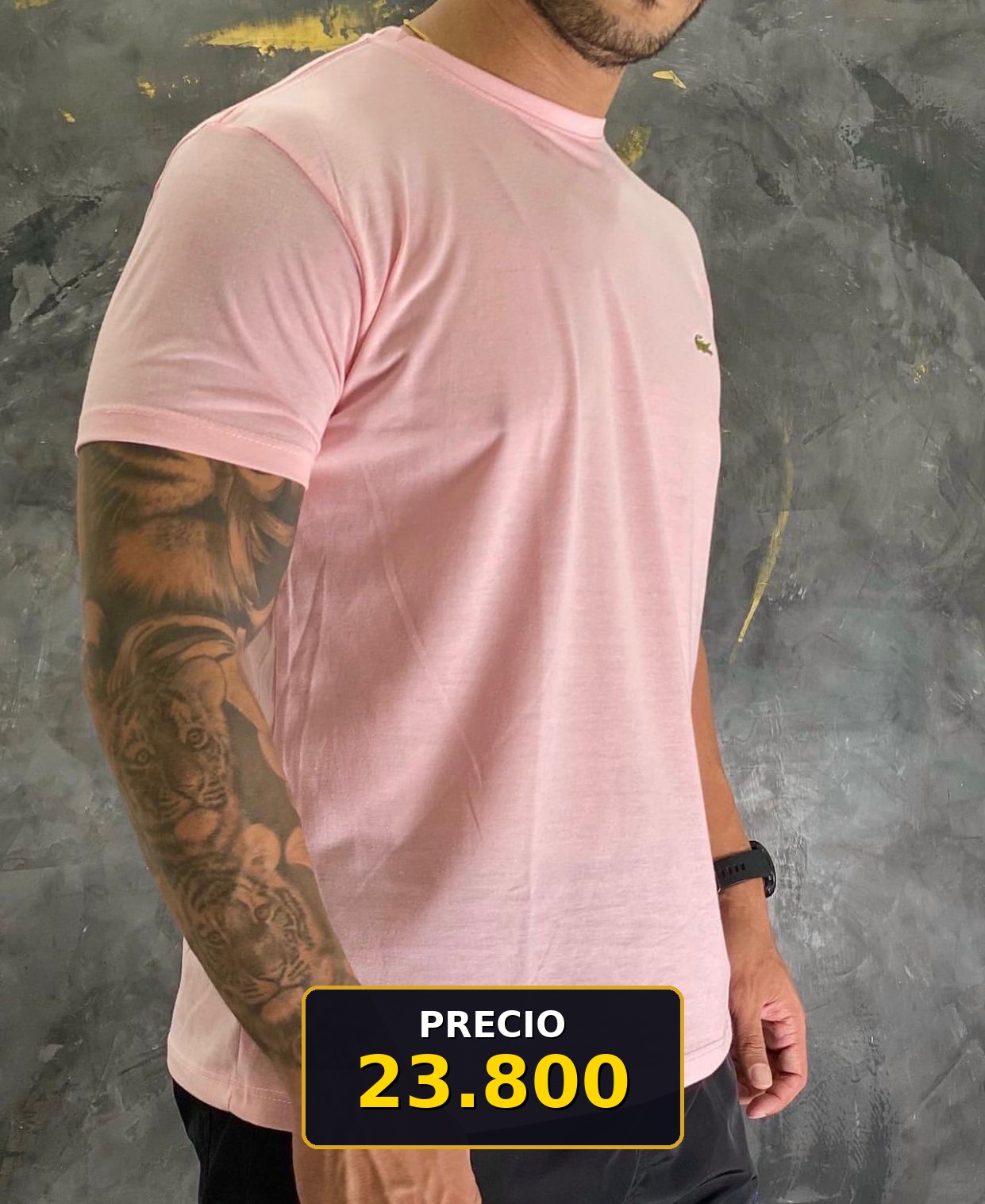 Camiseta Rosa Claro