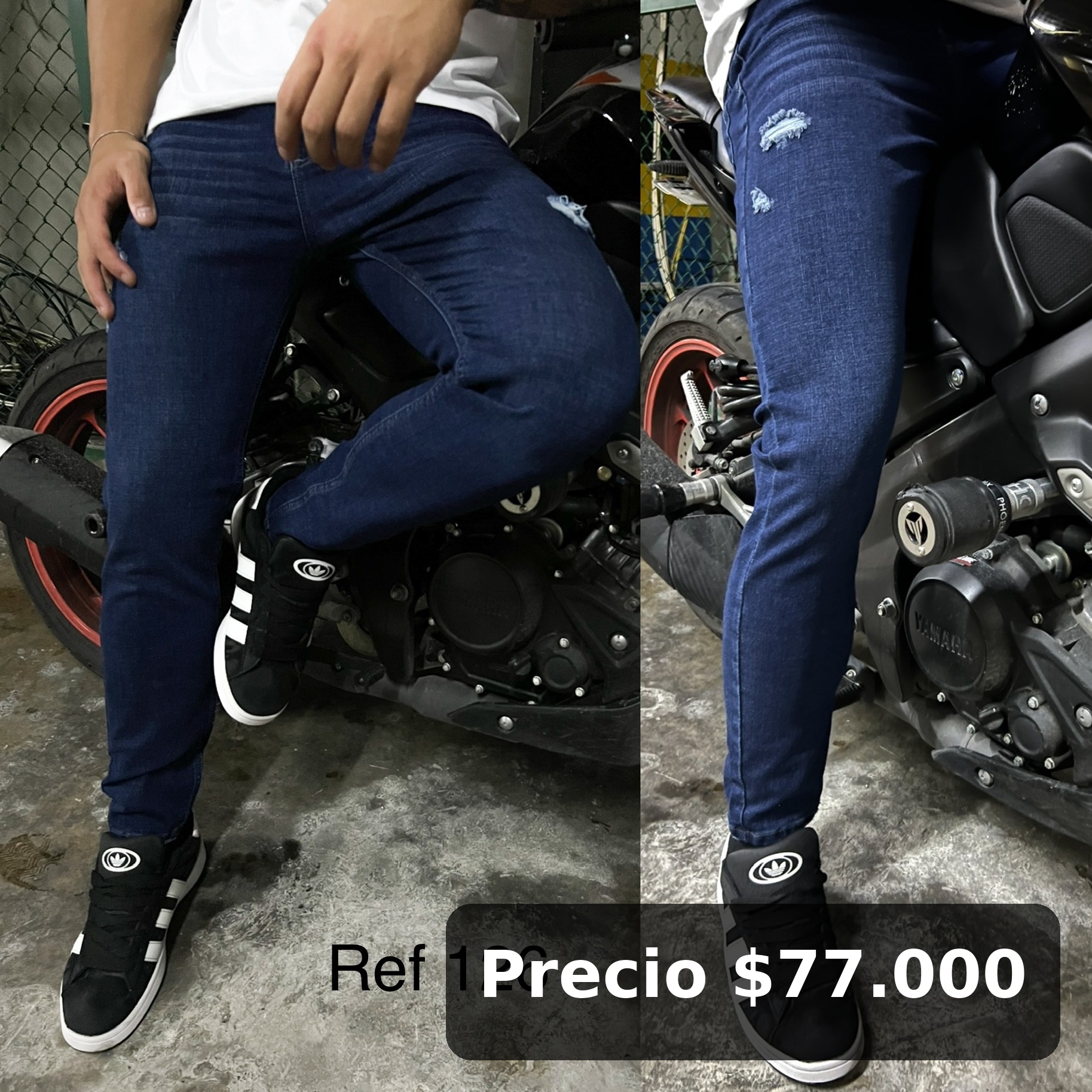 Jeans Slim Azul Oscuro