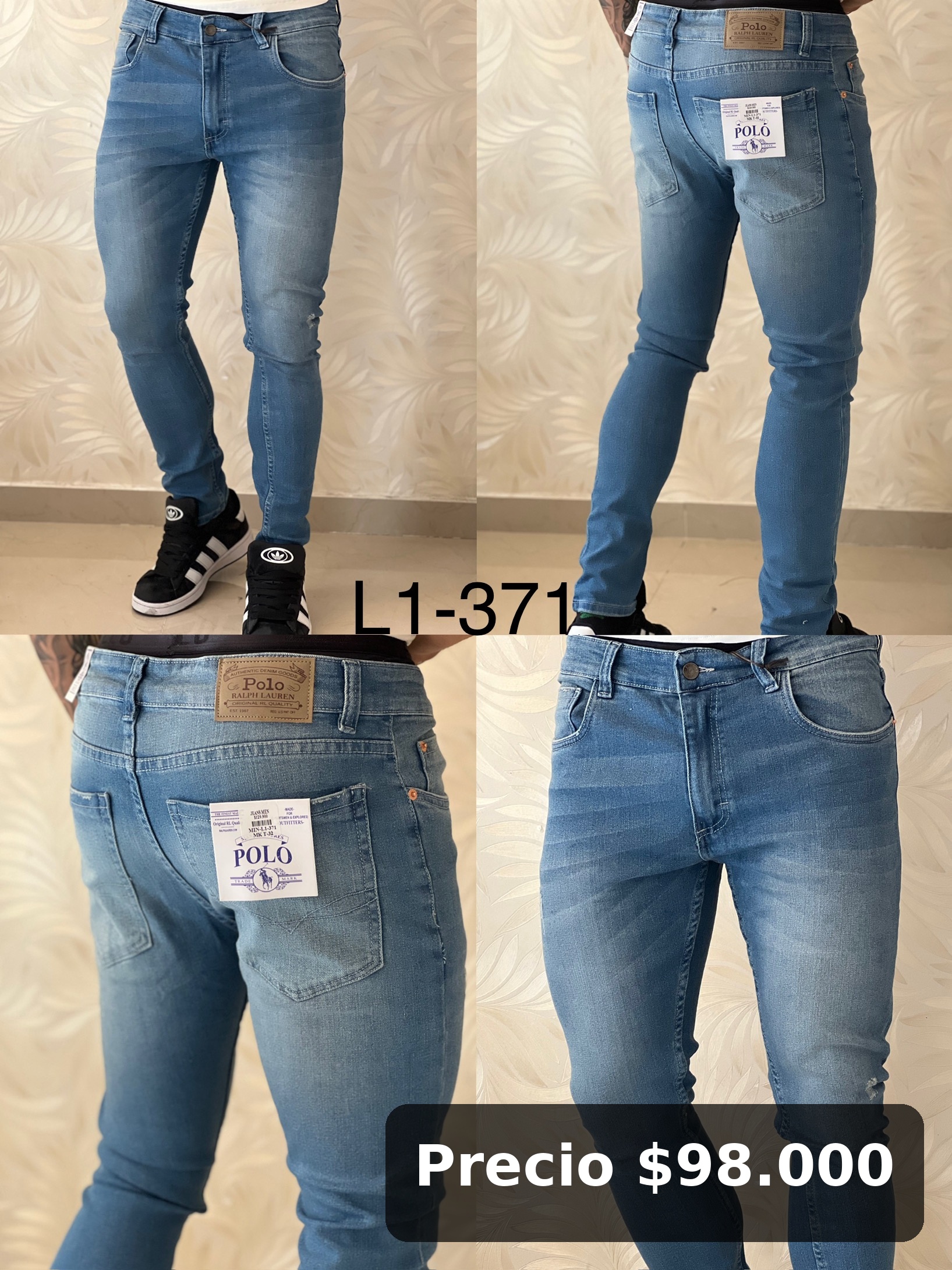 Jean Slim Azul Claro
