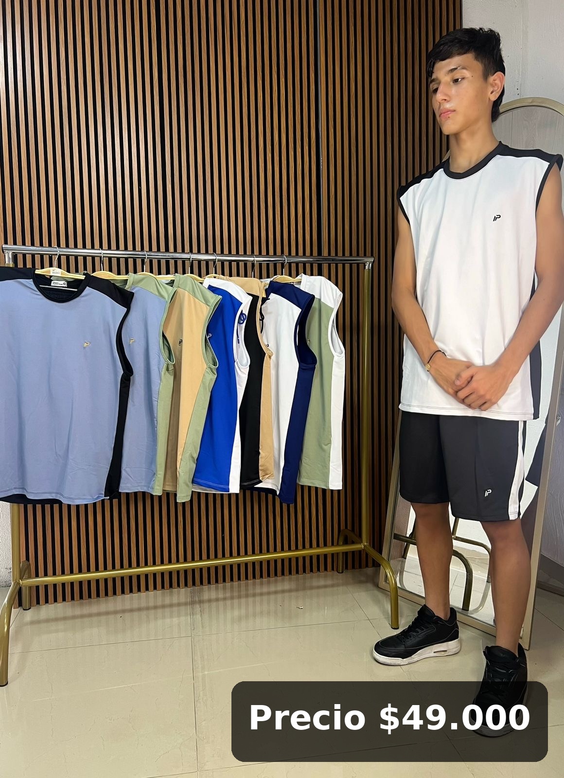 Camiseta deportiva sin mangas