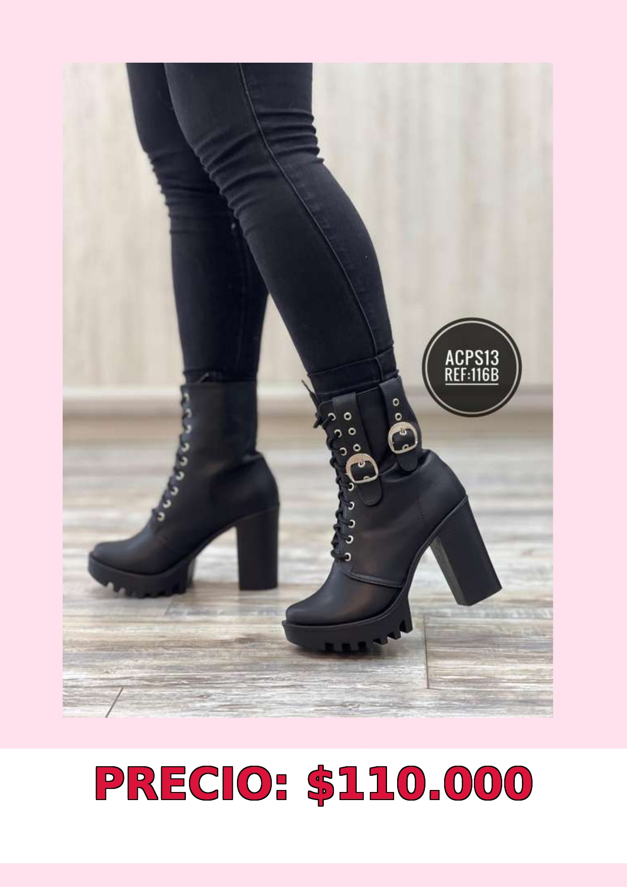 Botines de Tacón Alto
