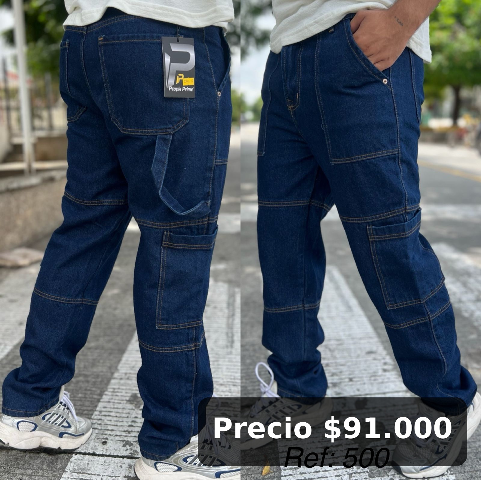 Jeans Cargo para Hombre