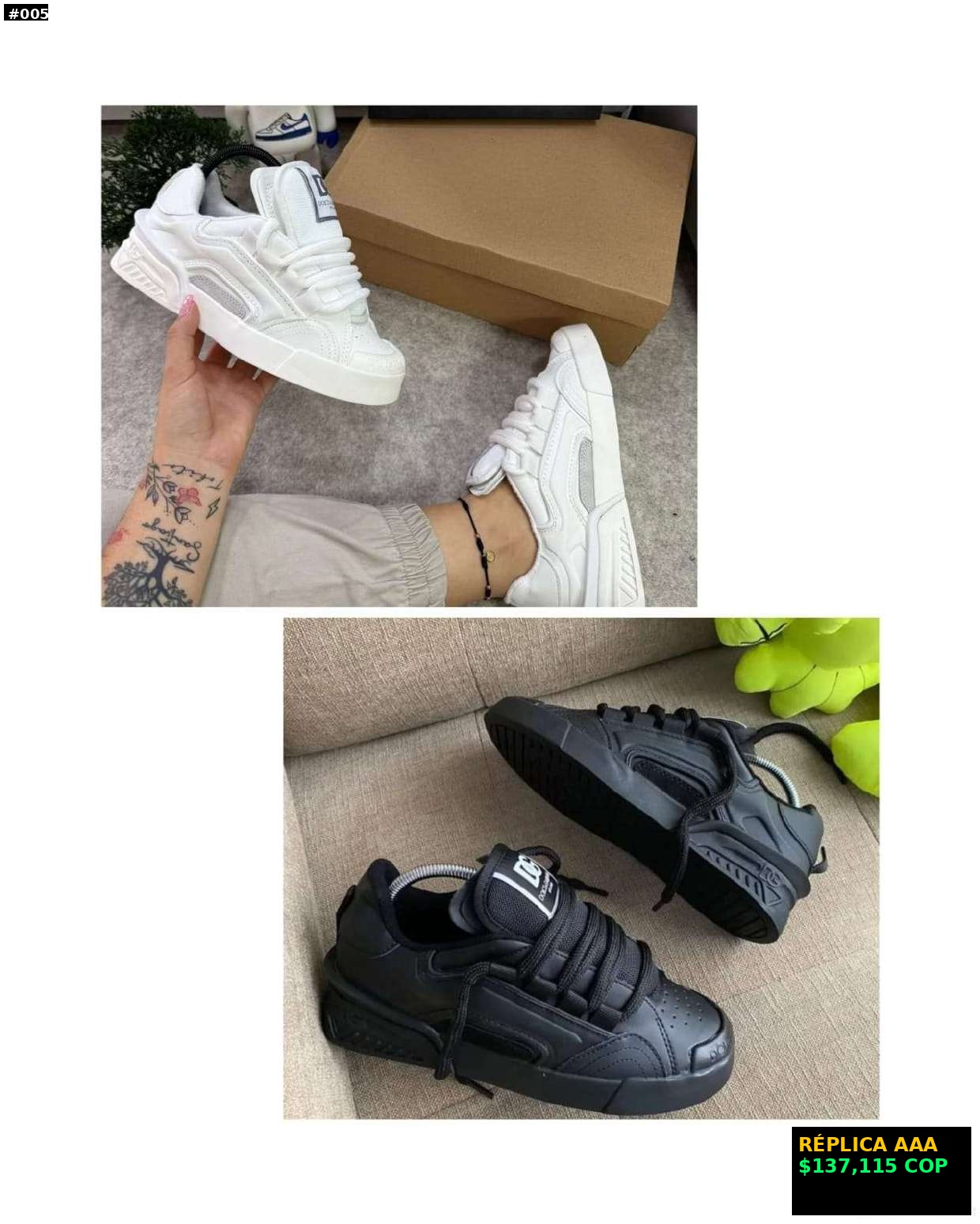 Zapatillas Deportivas Unisex AAA