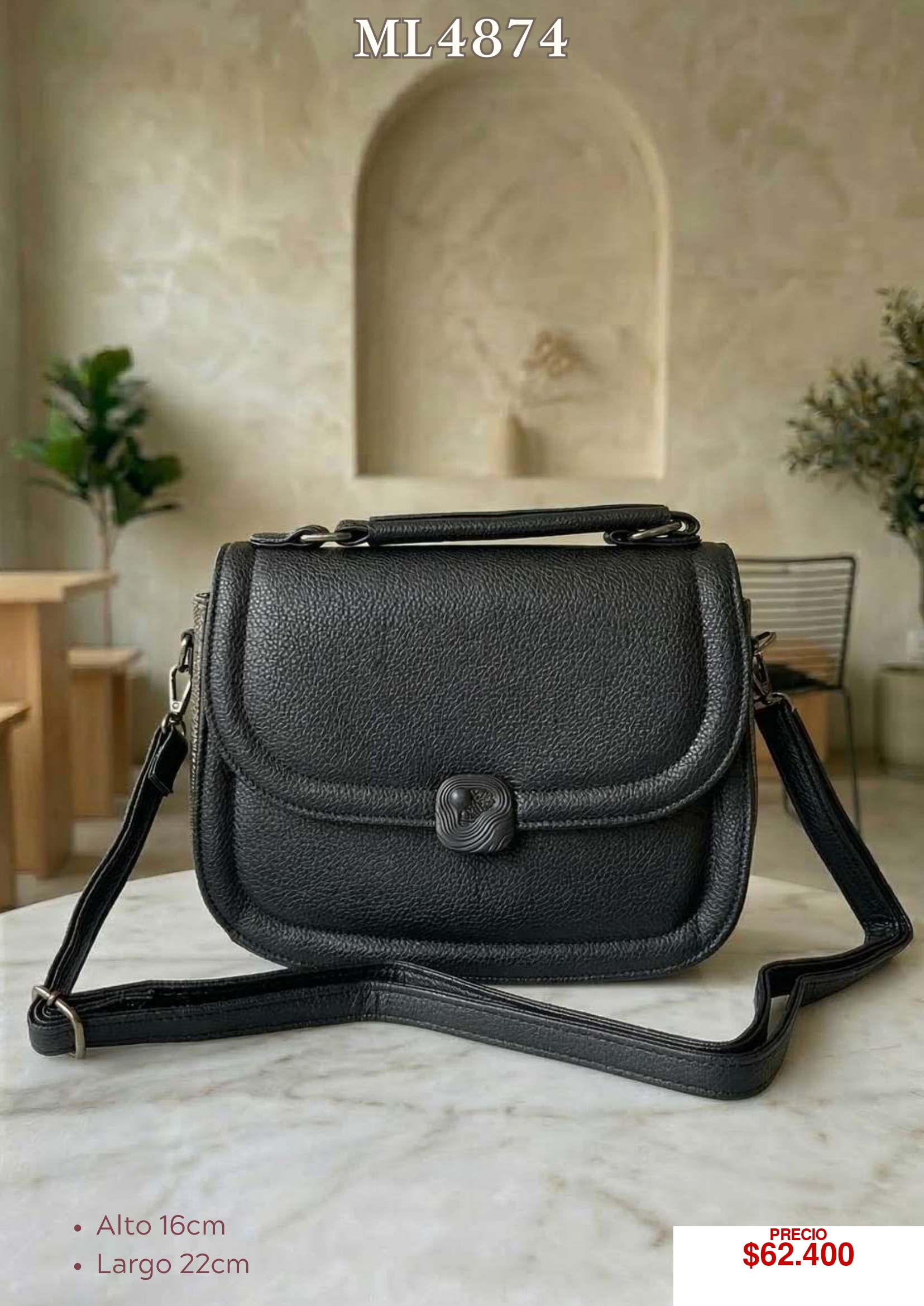 Bolso negro ML4874
