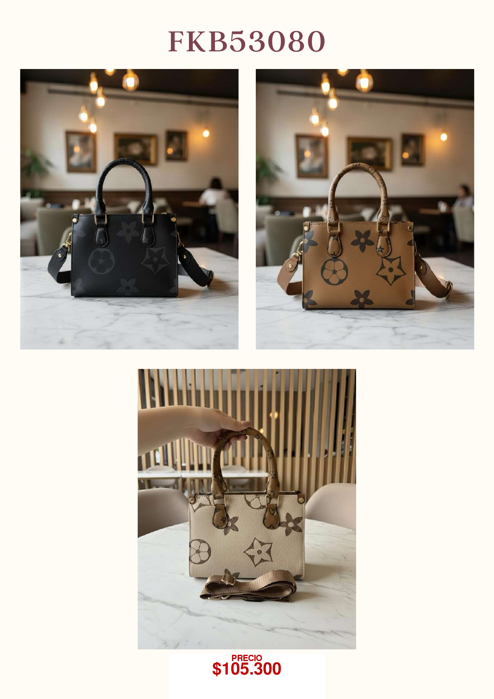 Bolso de Mano Estilo FKB53080