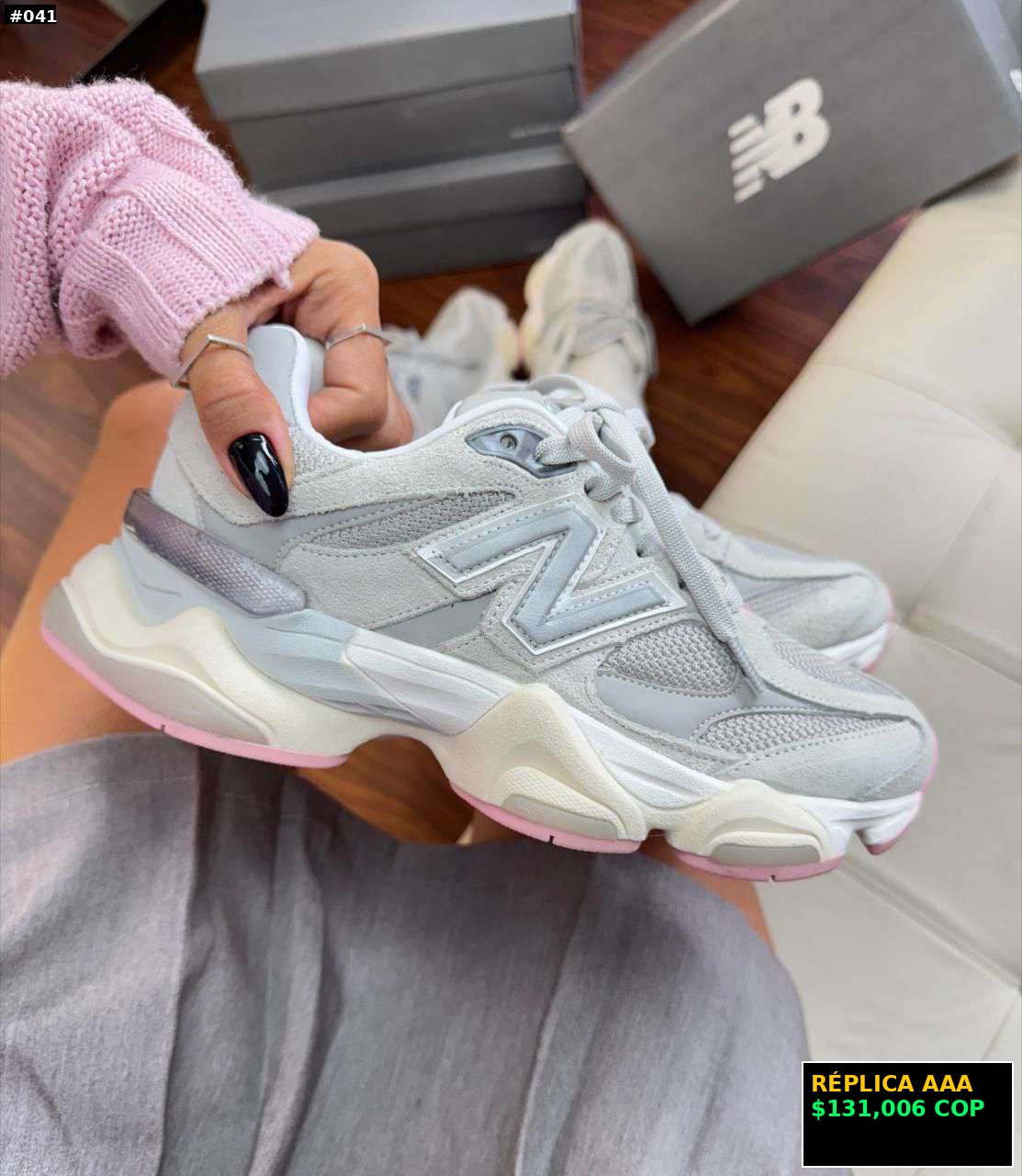 Tenis New Balance Gris