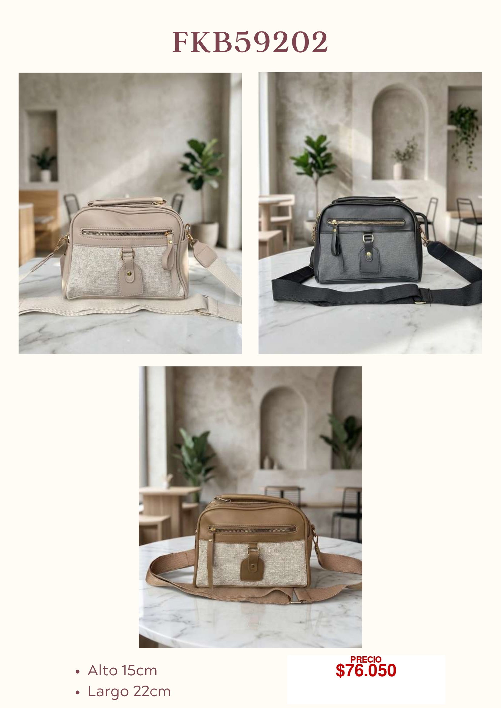 Bolso cruzado FKB59202