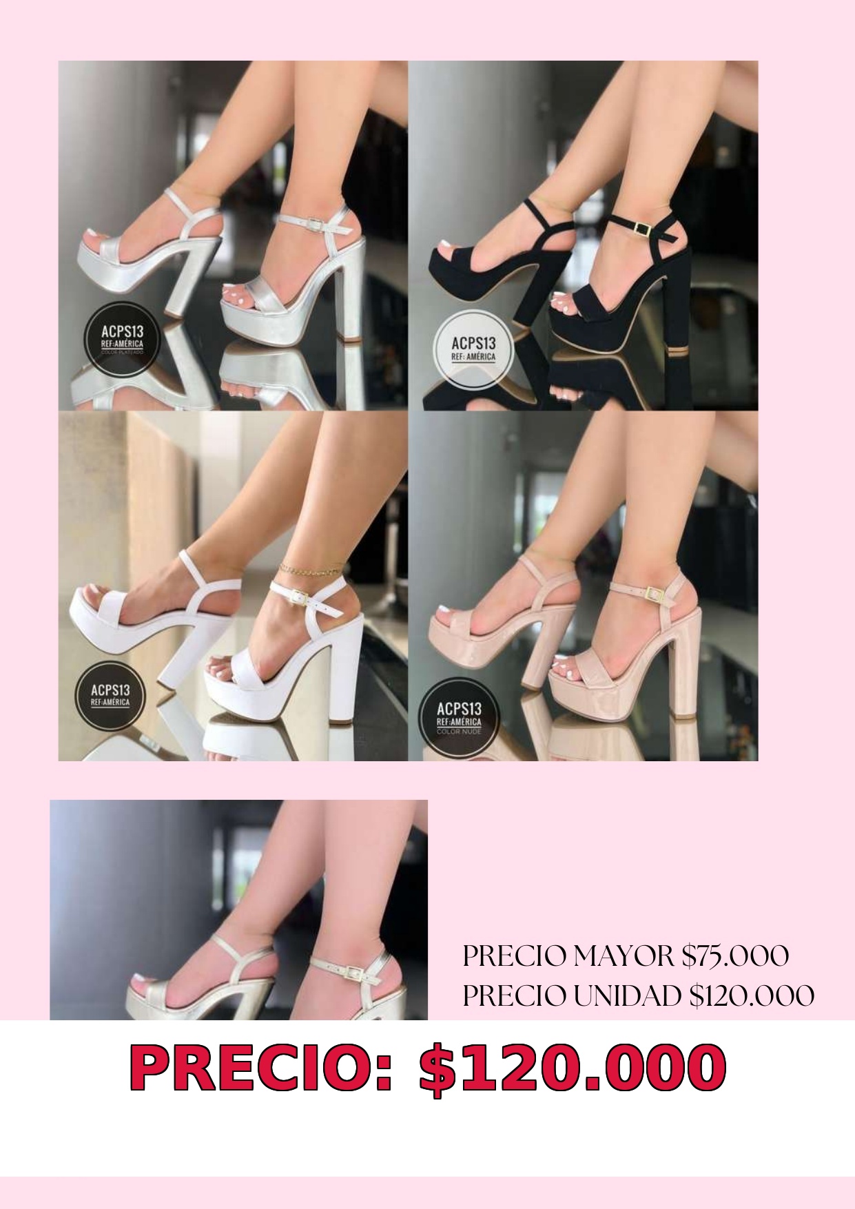 Tacones de Plataforma Elegantes