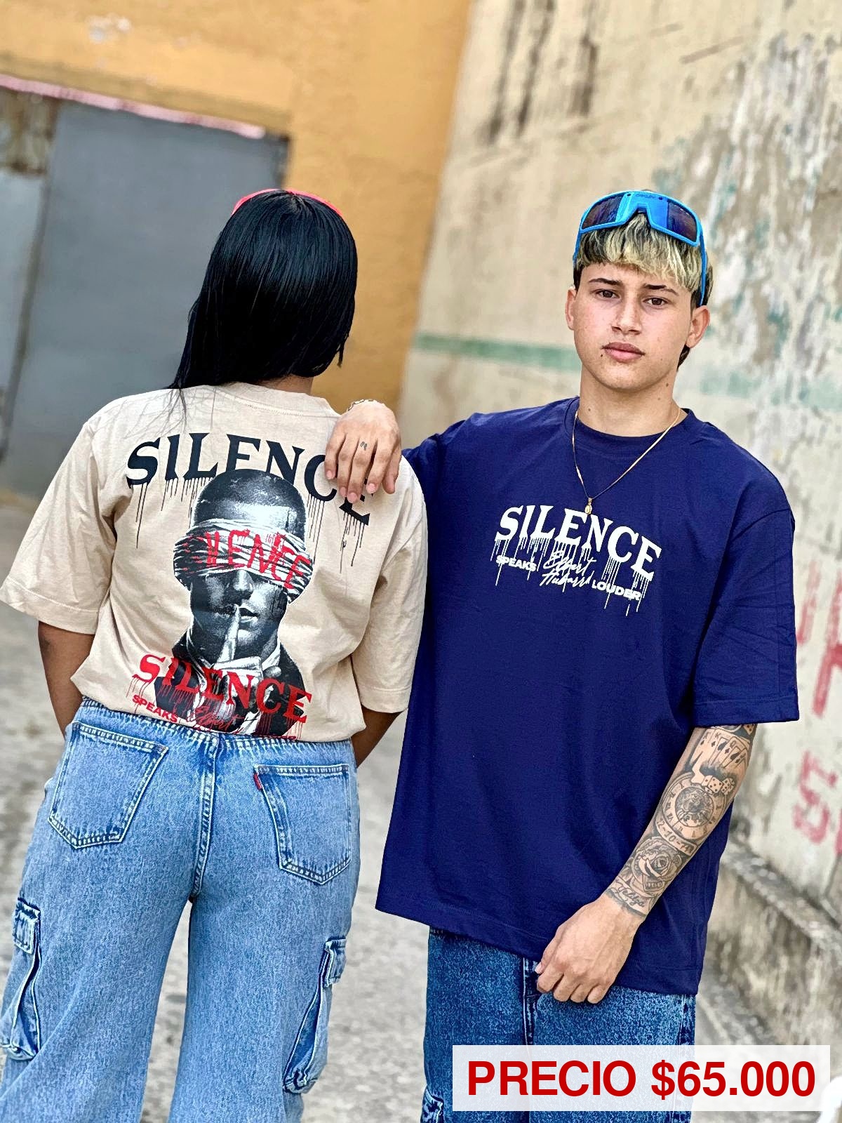 Camiseta Oversize Silence