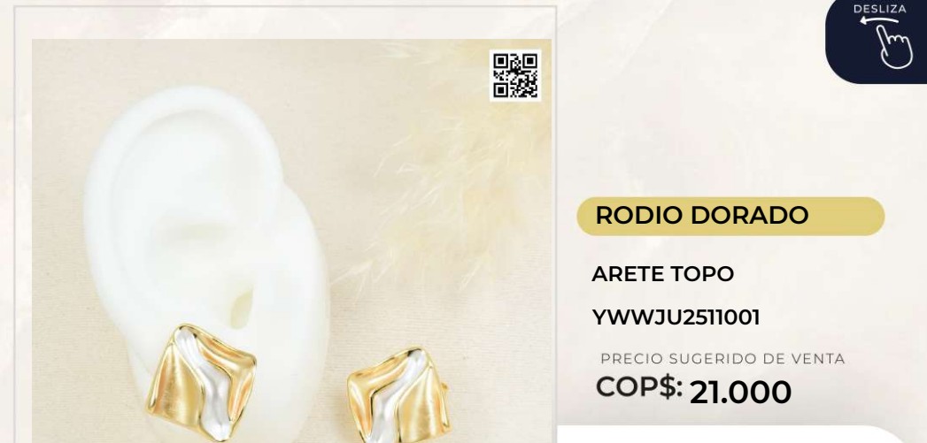Arete Topo Rodio Dorado