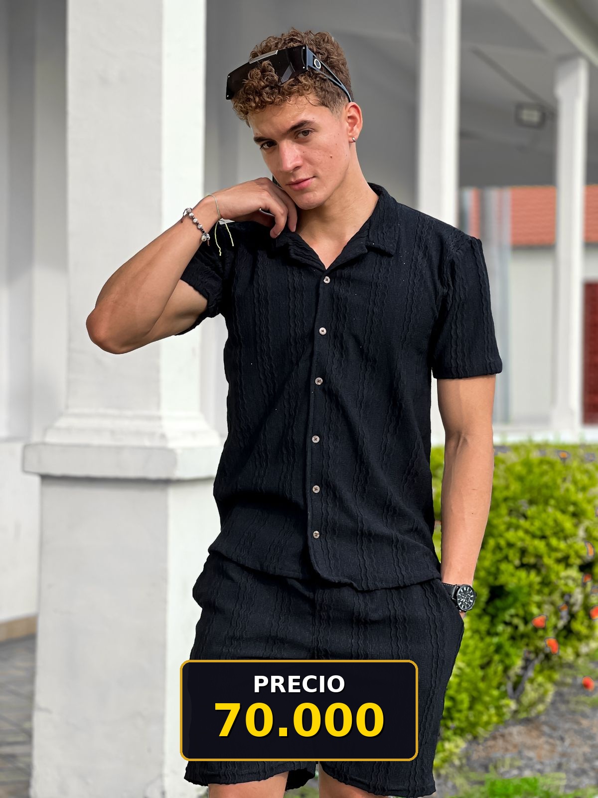 Conjunto Playero Negro