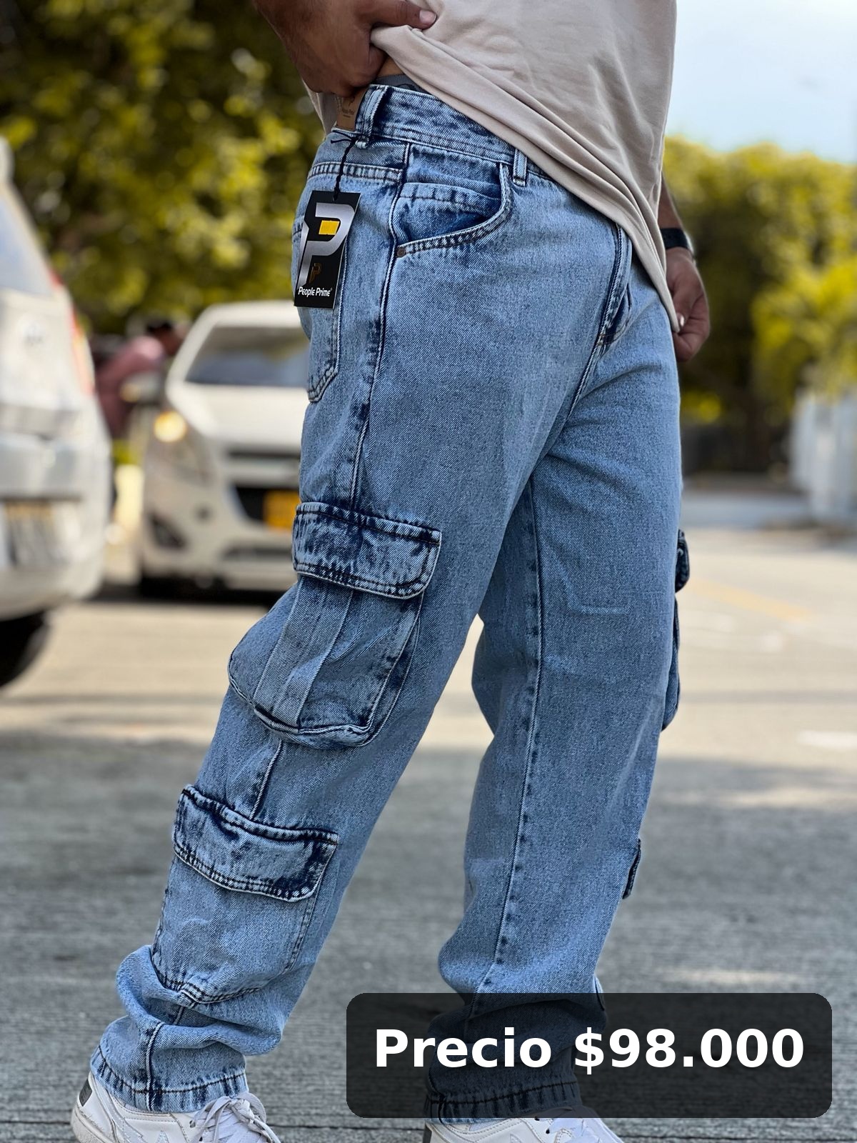 Jean Cargo Hombre