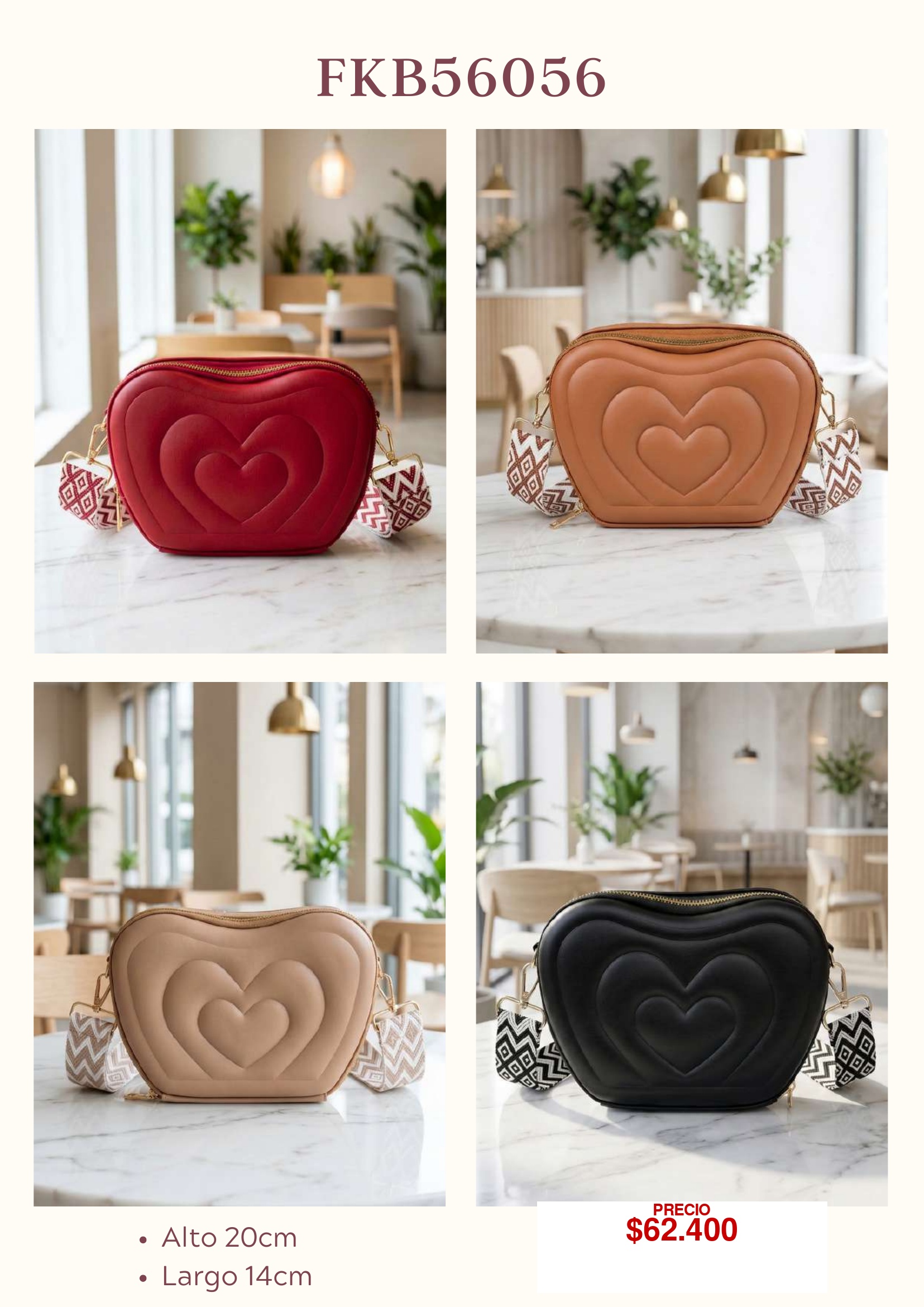 Bolso Corazón Mediano