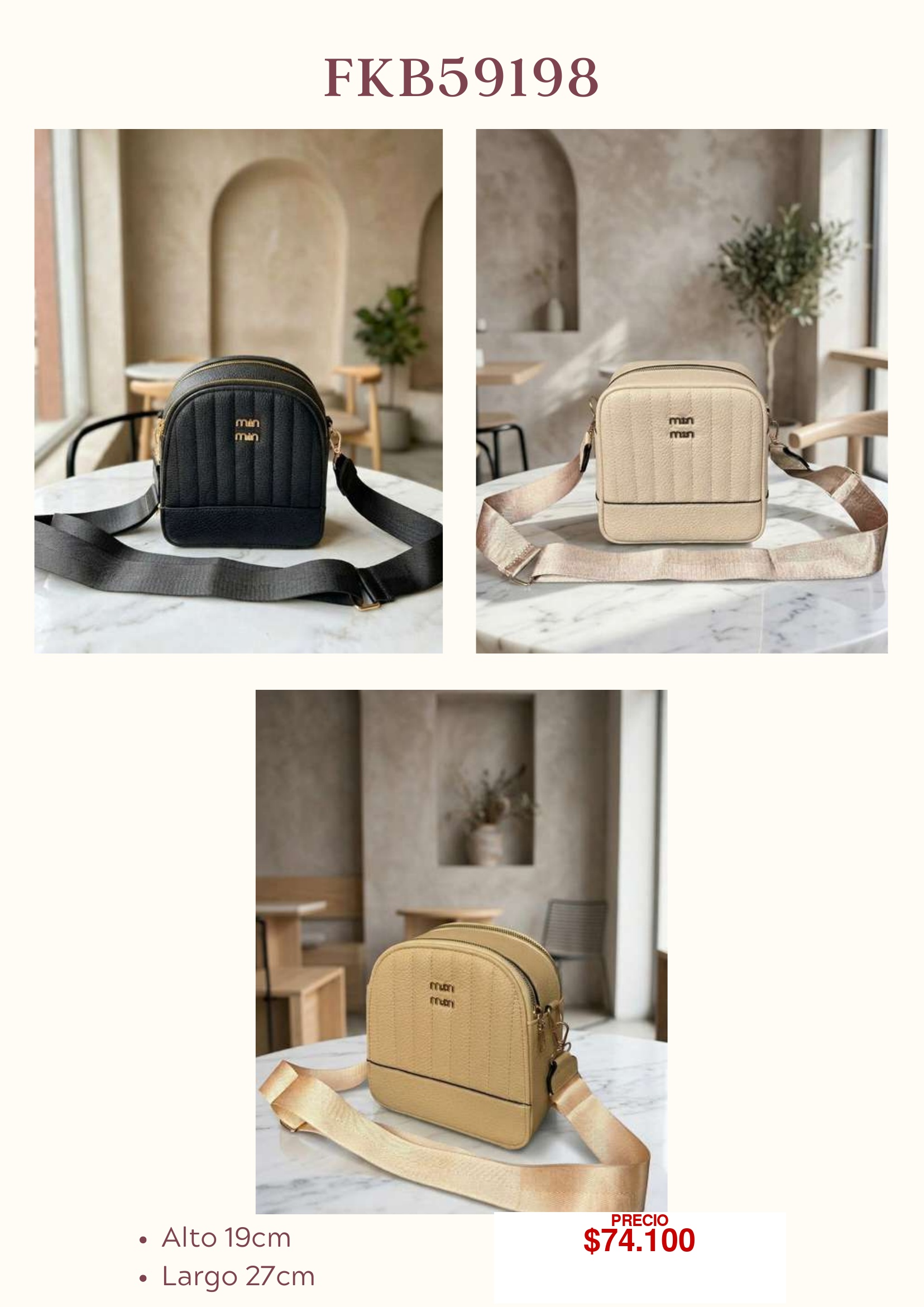Bolso cruzado FKB59198