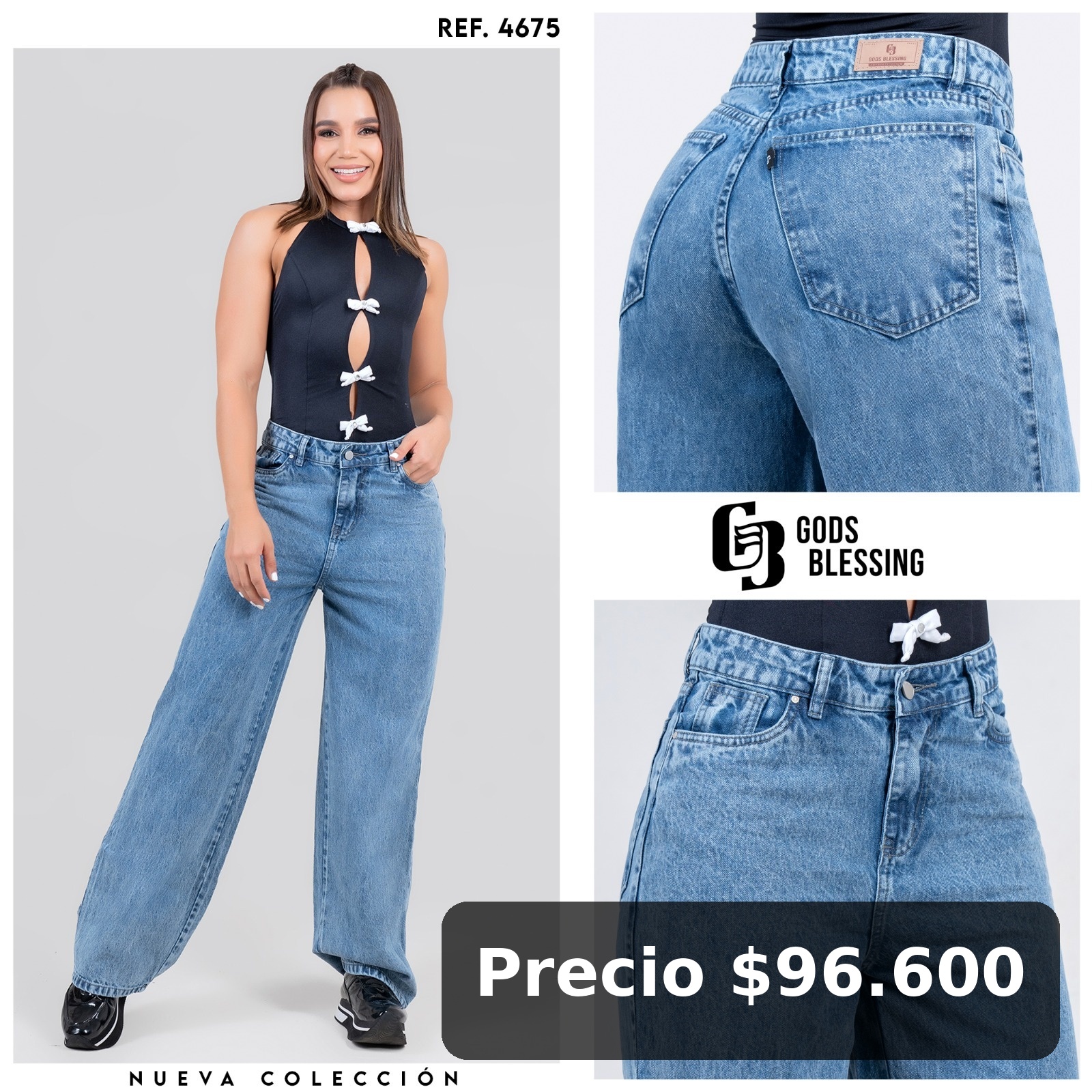 Jean Baggy Mujer
