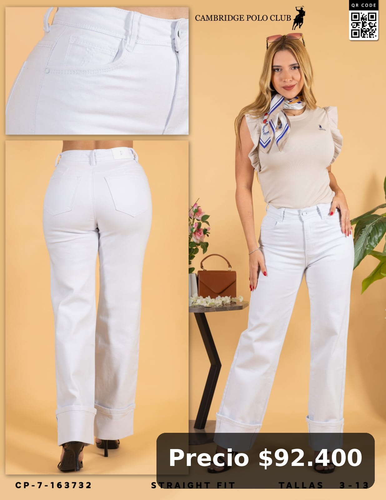Jeans Blanco Straight Fit