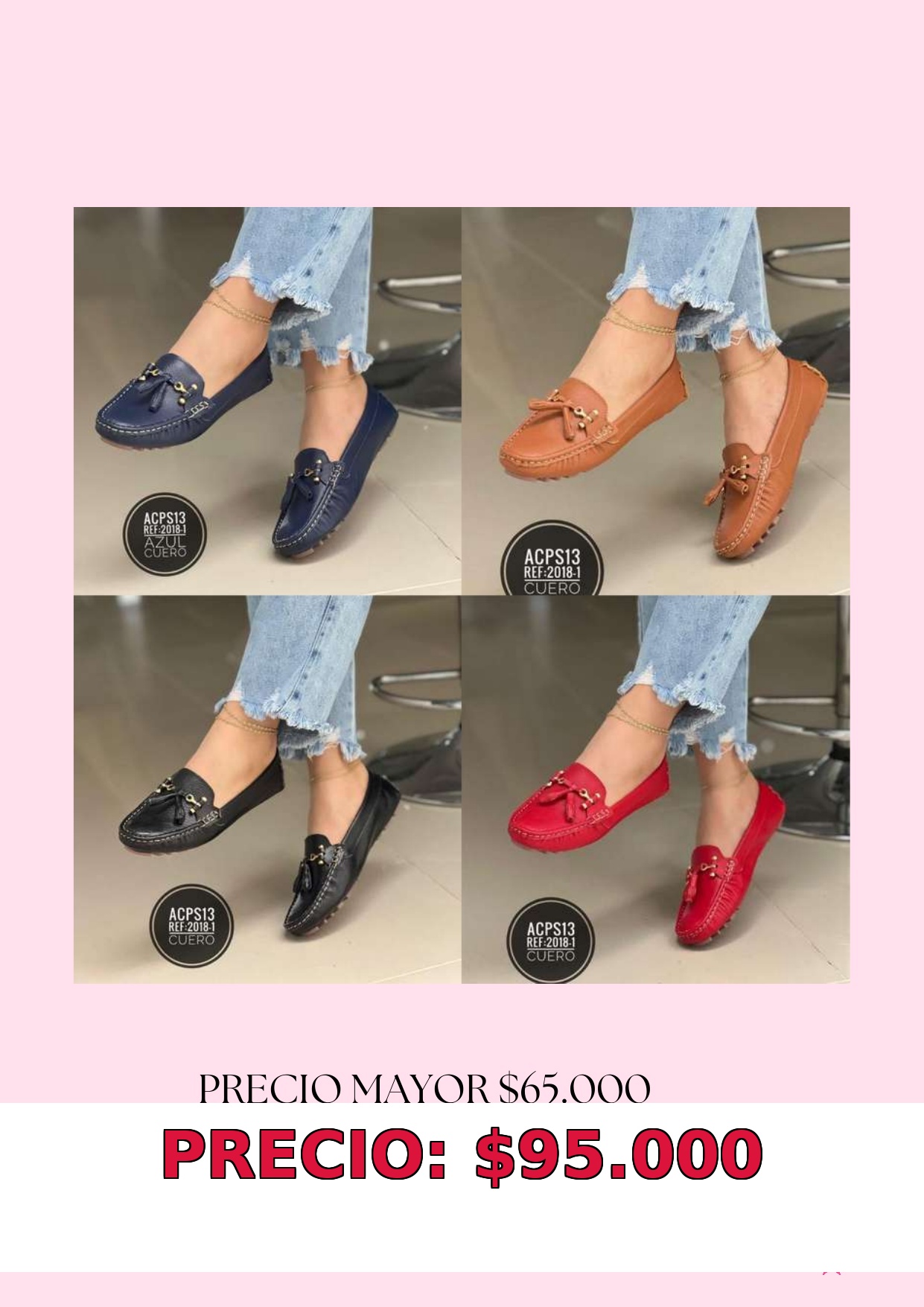 Mocasines casuales para mujer