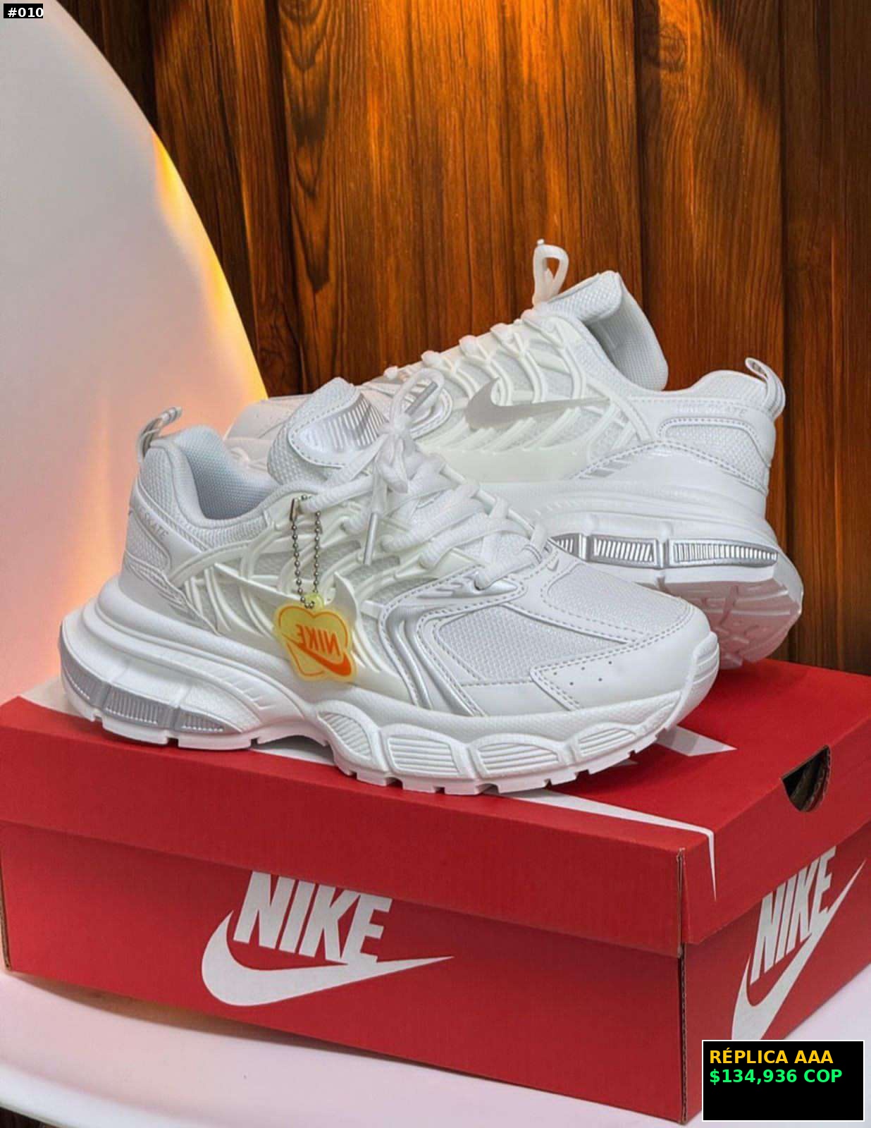 Tenis Nike blancos réplica