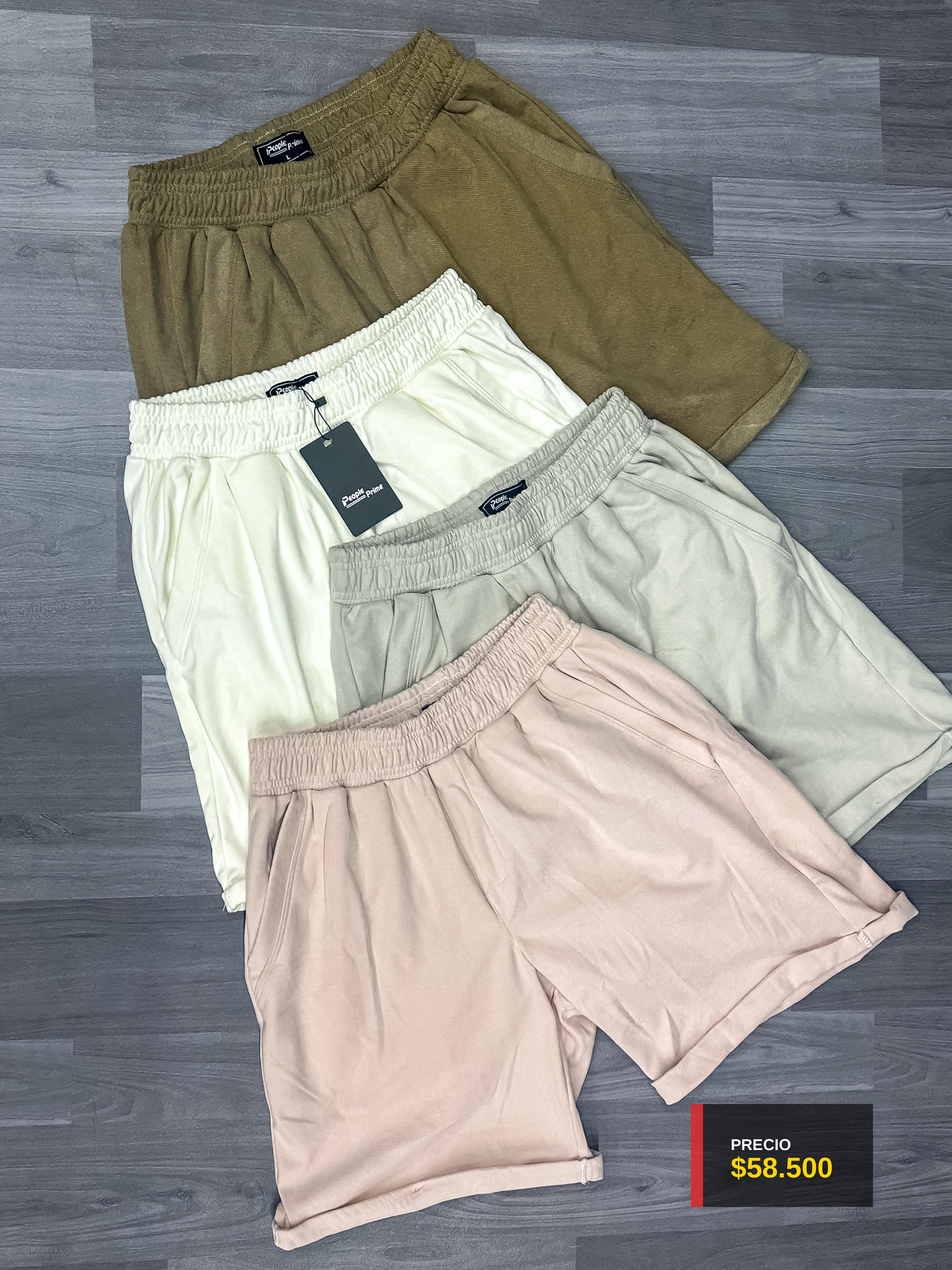 Shorts casual de algodón