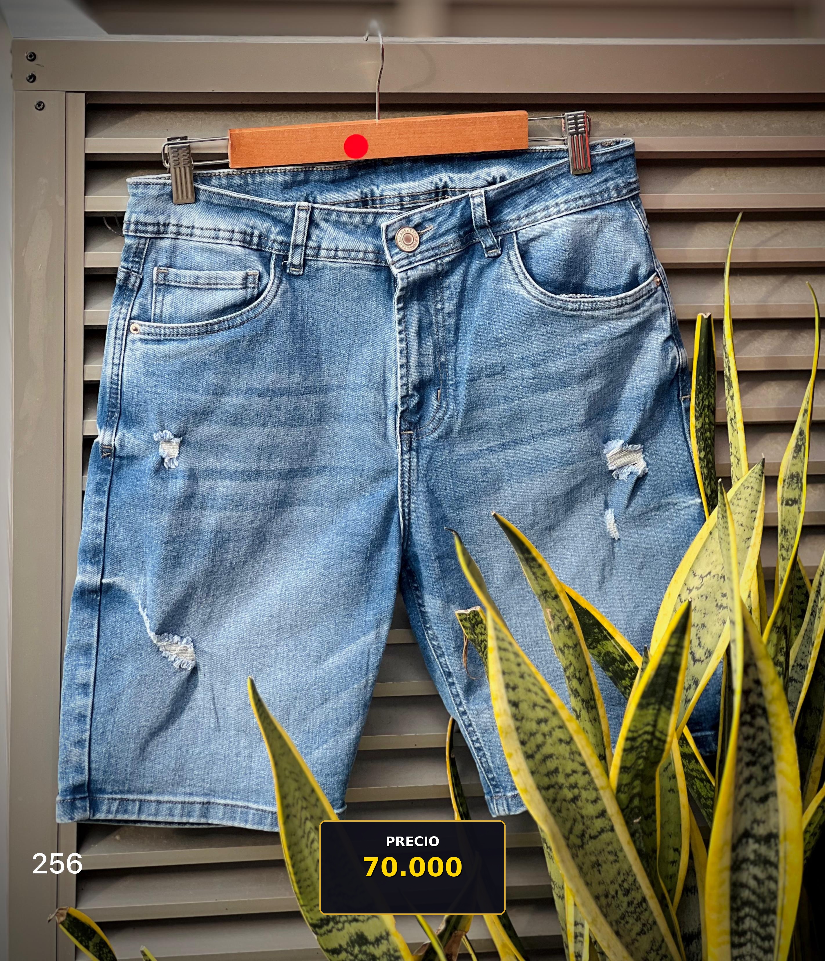 Bermuda Denim Rasgado