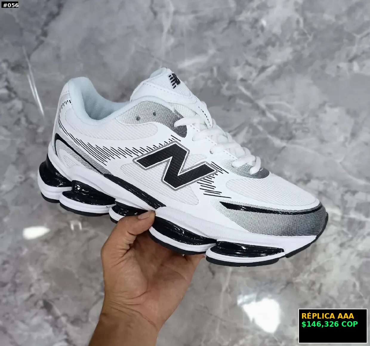 Zapatillas deportivas blancas réplicas