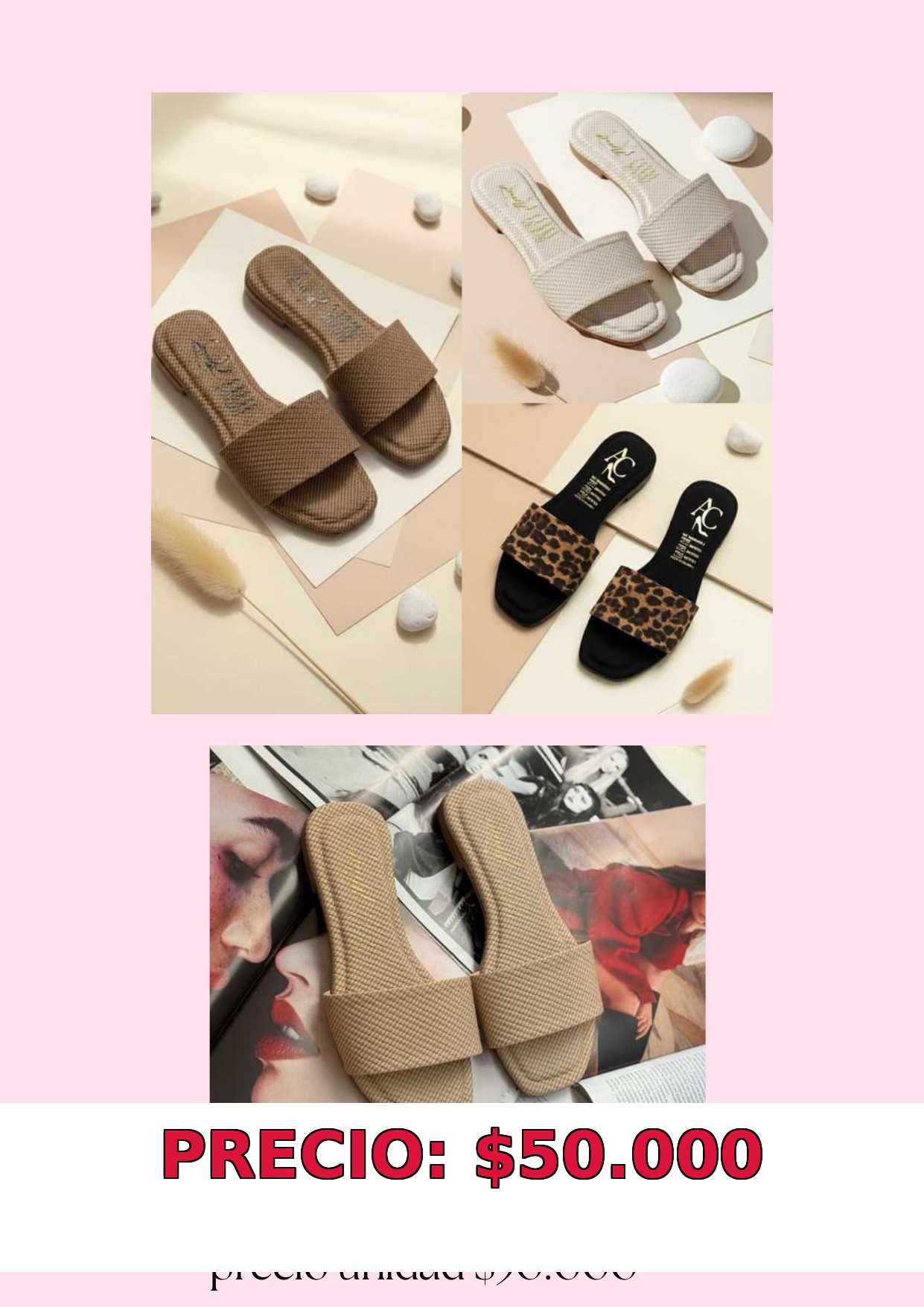 Sandalias Planas Mujer