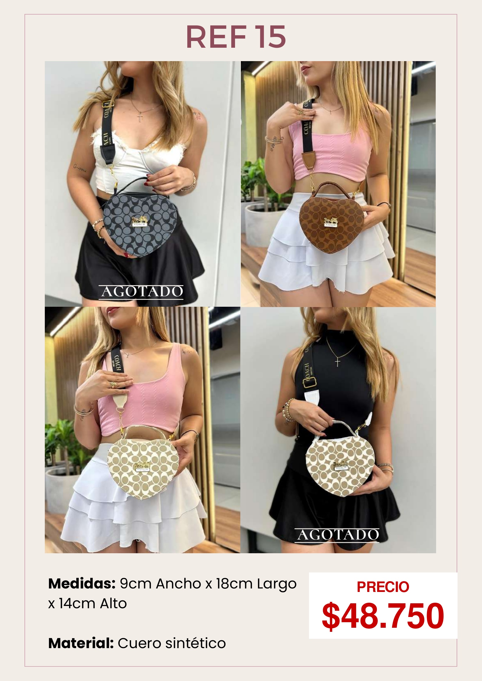 Bolso redondo REF 15