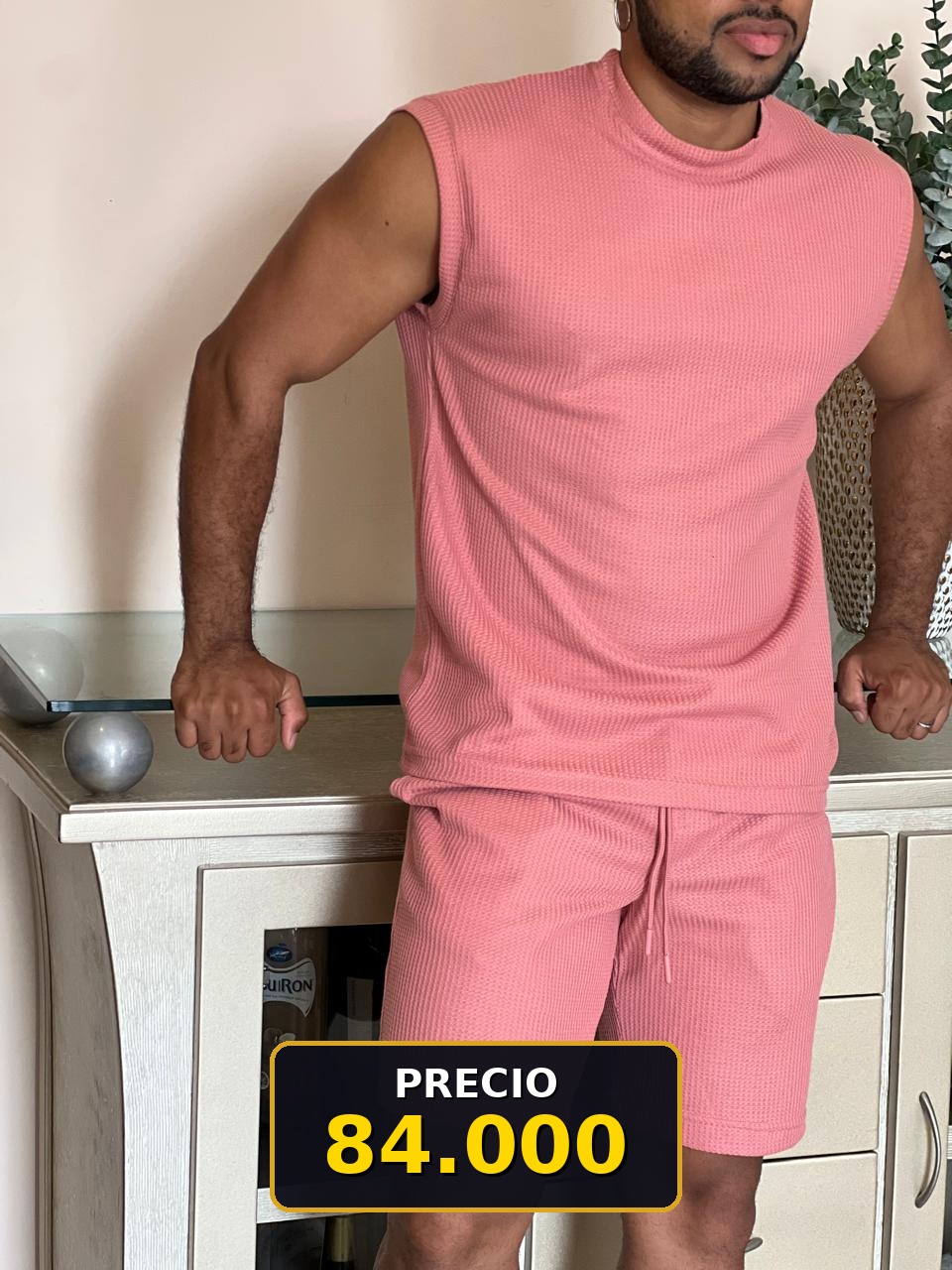 Conjunto deportivo sin mangas