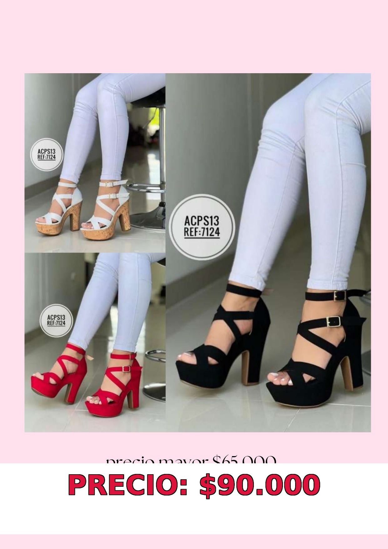 Sandalias de tacón alto ACPS13
