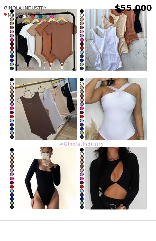 Body básico para mujer