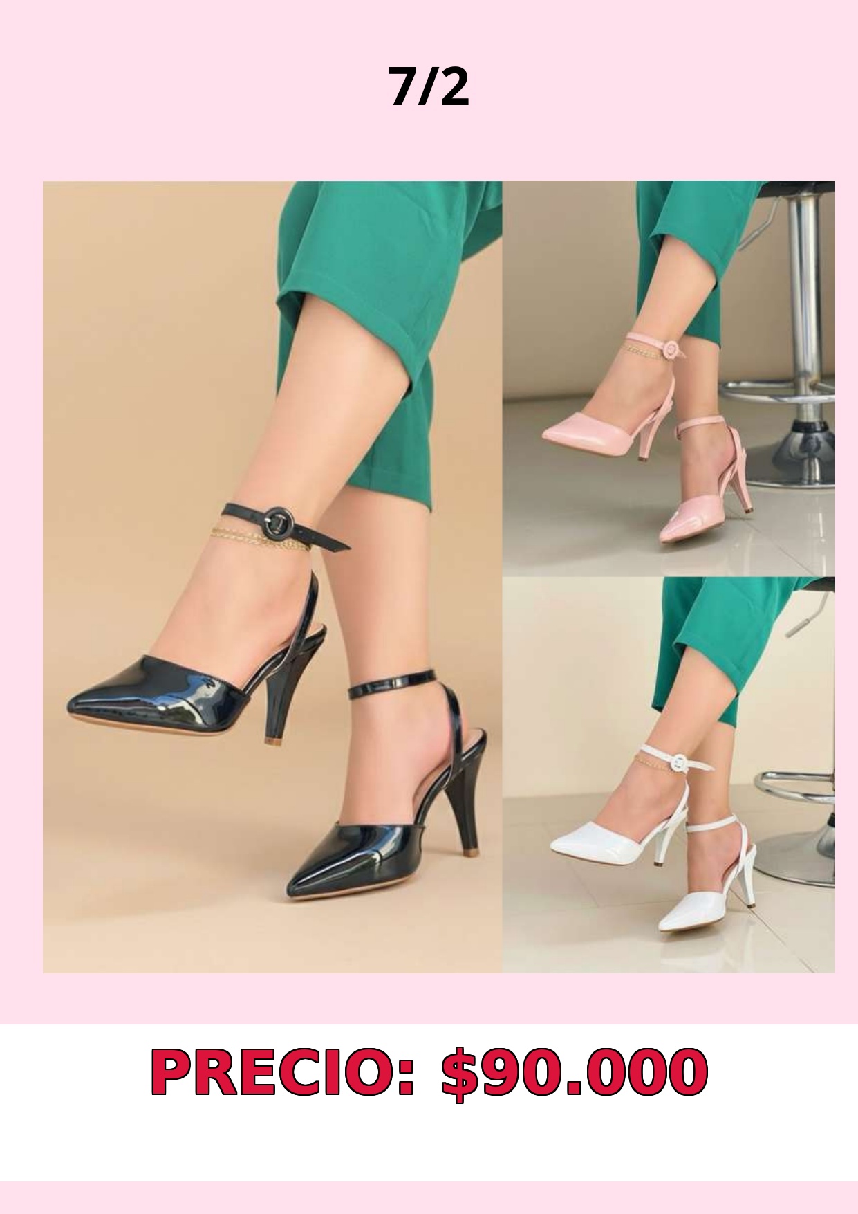 Tacones elegantes de mujer