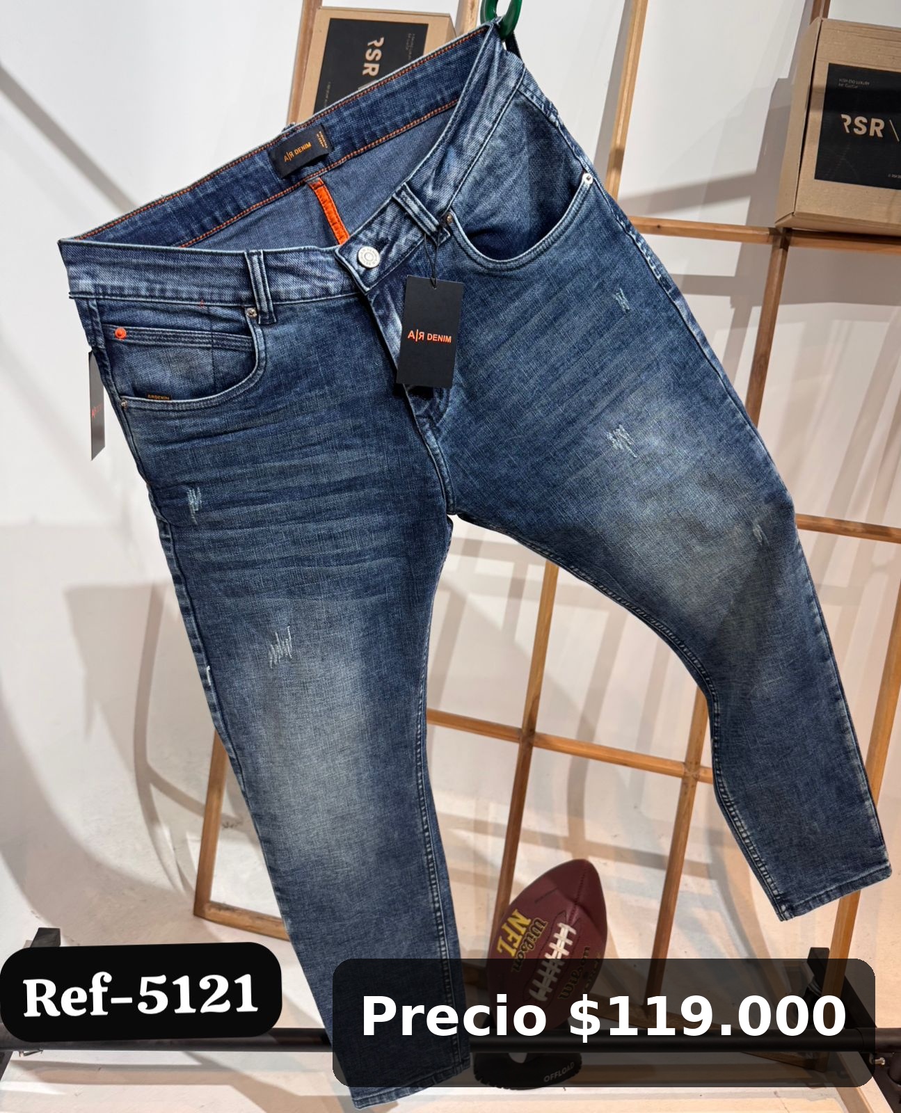 Jeans azul clásico