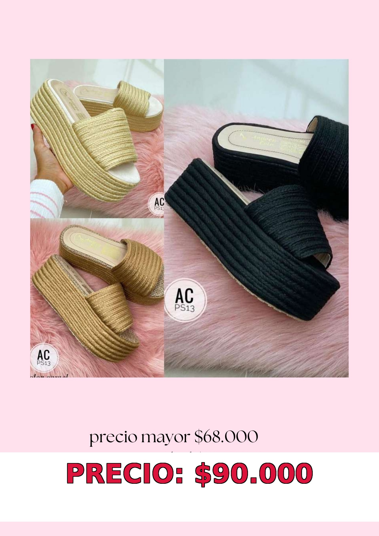 Sandalias plataforma AC PS13