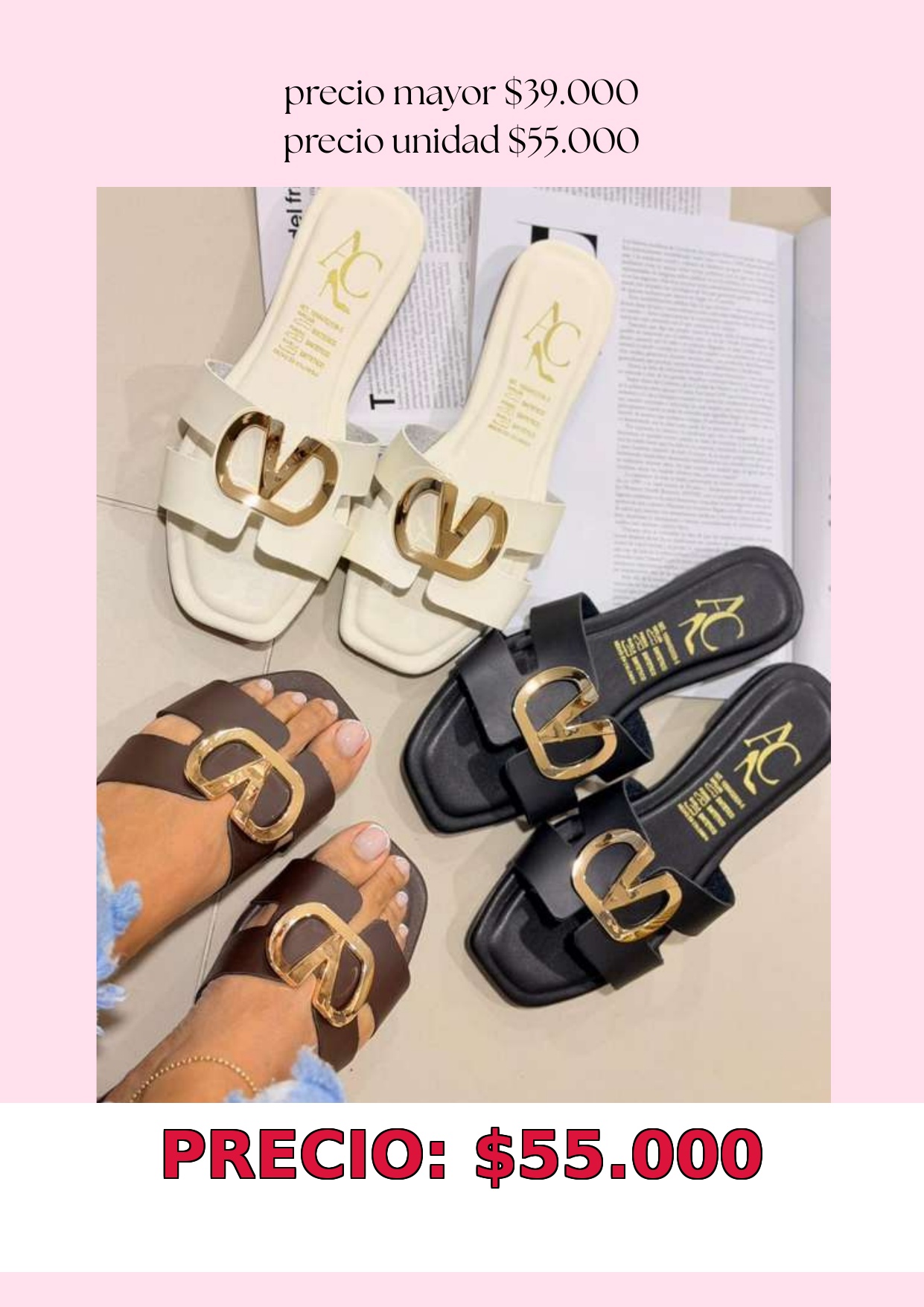 Sandalias Planas Elegantes