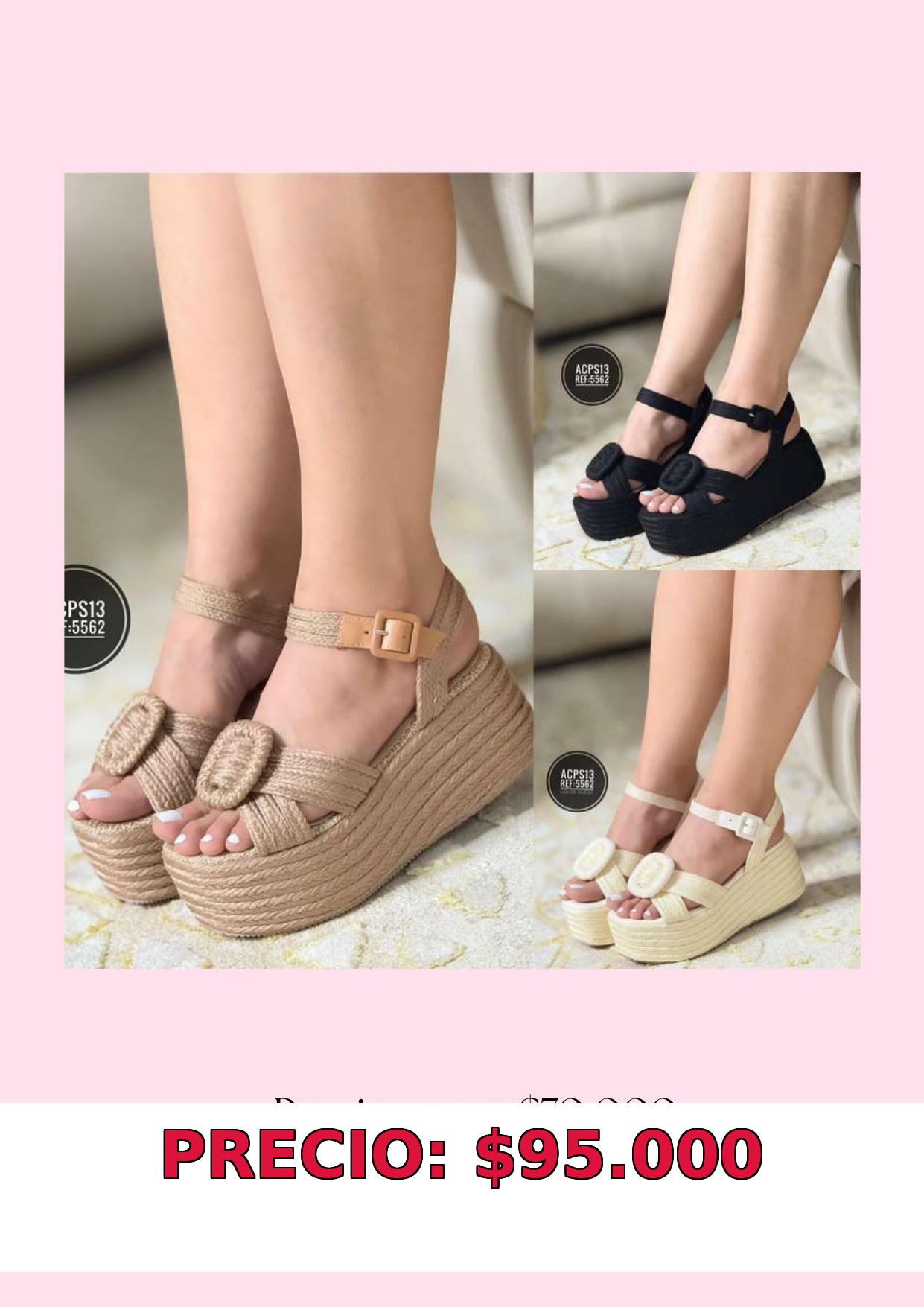 Sandalias de Plataforma Mujer